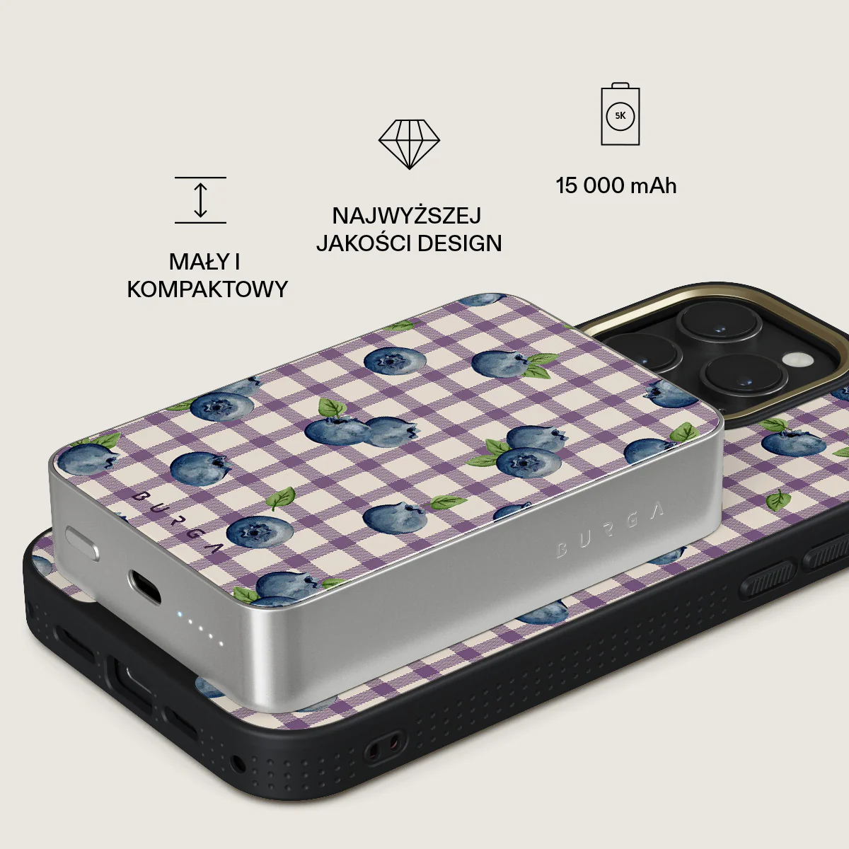 Blueberry Muffin - Magnetyczny power bank - Image 42