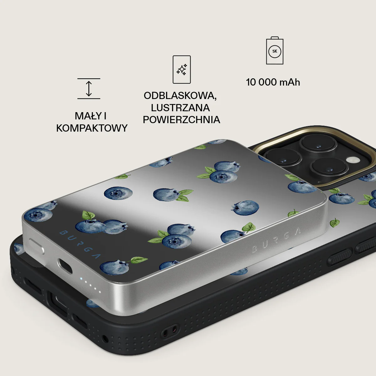 Blueberry Muffin - Magnetyczny power bank - Image 72