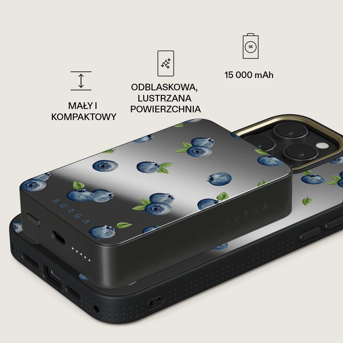 Blueberry Muffin - Magnetyczny power bank - Image 77