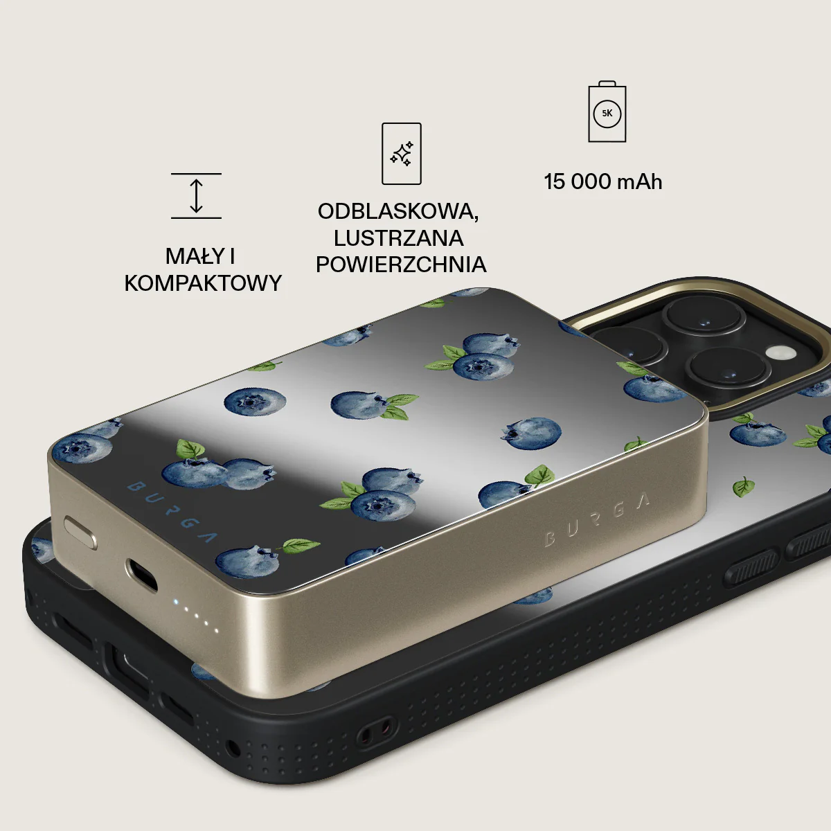 Blueberry Muffin - Magnetyczny power bank - Image 82