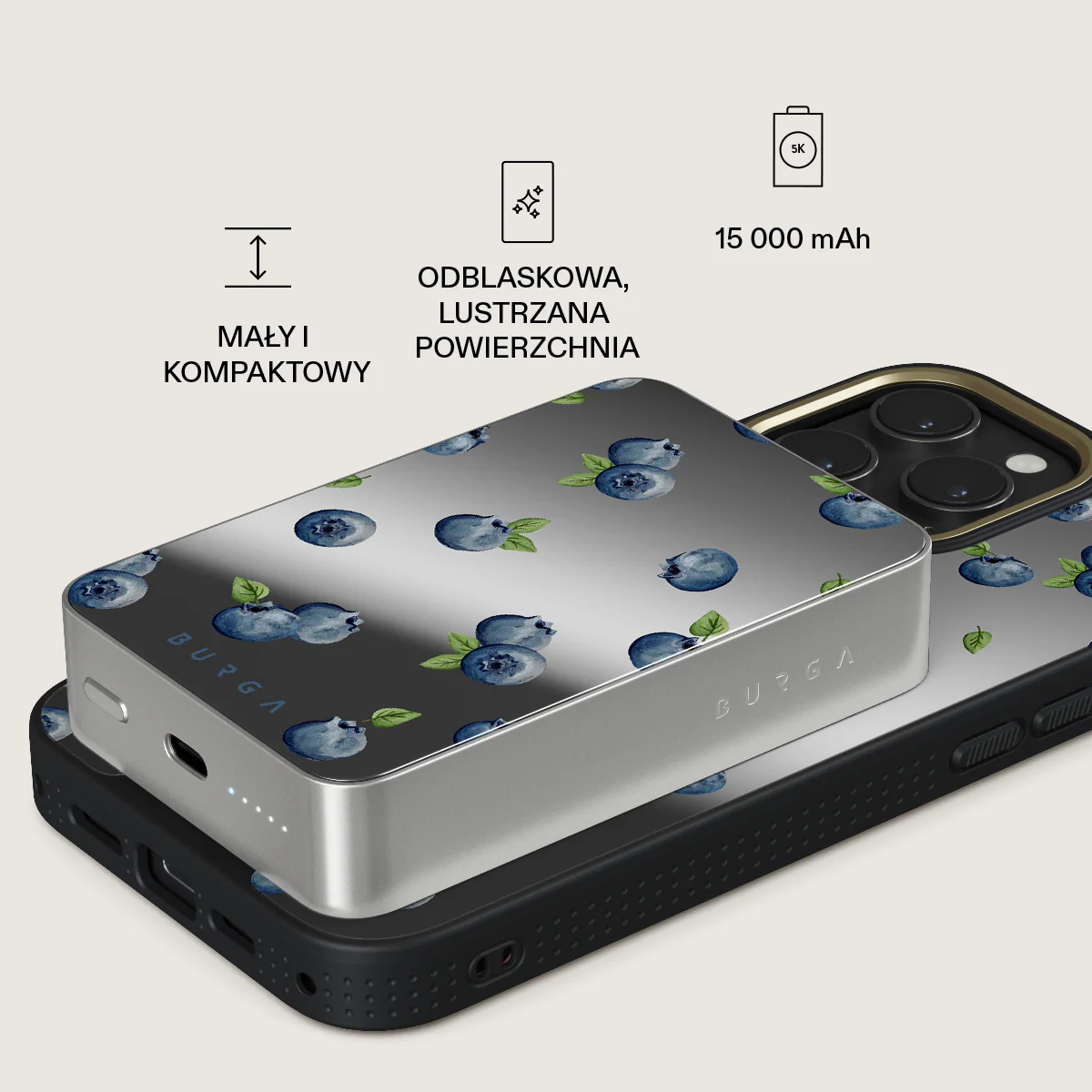 Blueberry Muffin - Magnetyczny power bank - Image 87