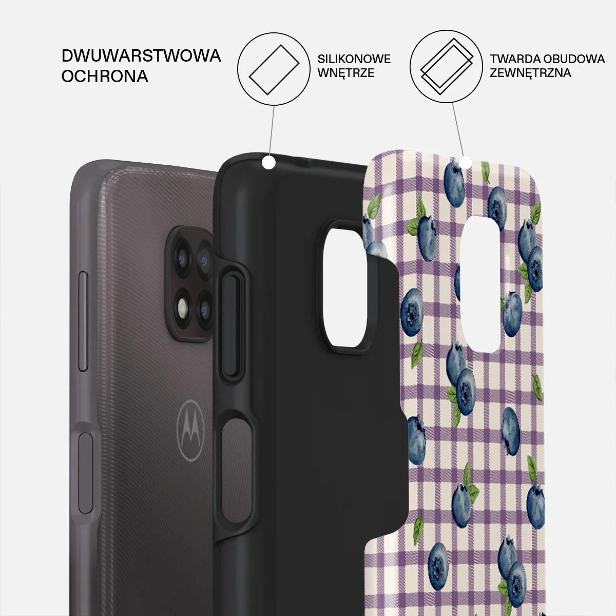 Blueberry Muffin - Motorola Moto G Power 2021 Etui - Image 2