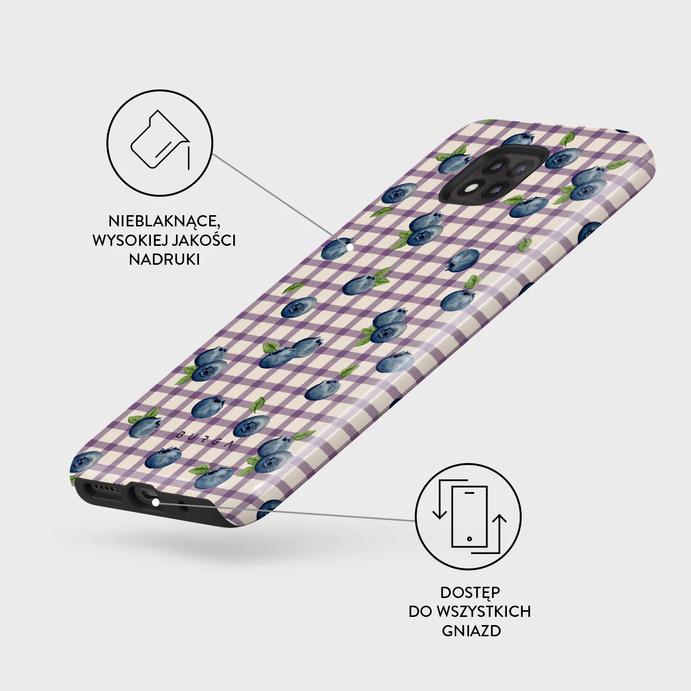 Blueberry Muffin - Motorola Moto G Power 2021 Etui - Image 3