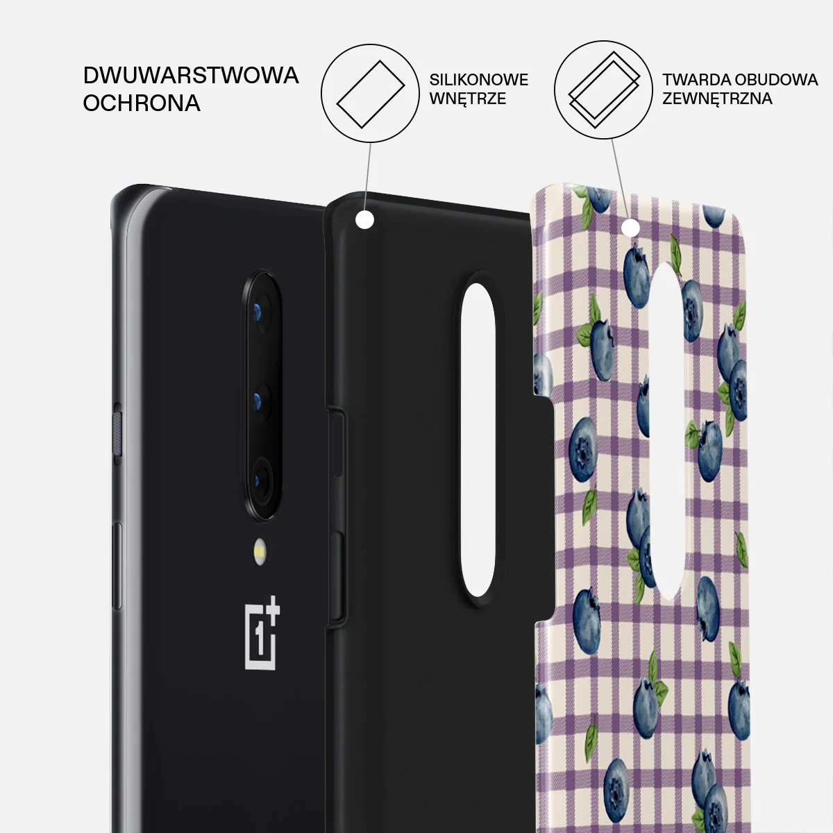 Blueberry Muffin - OnePlus 8 Etui - Image 2