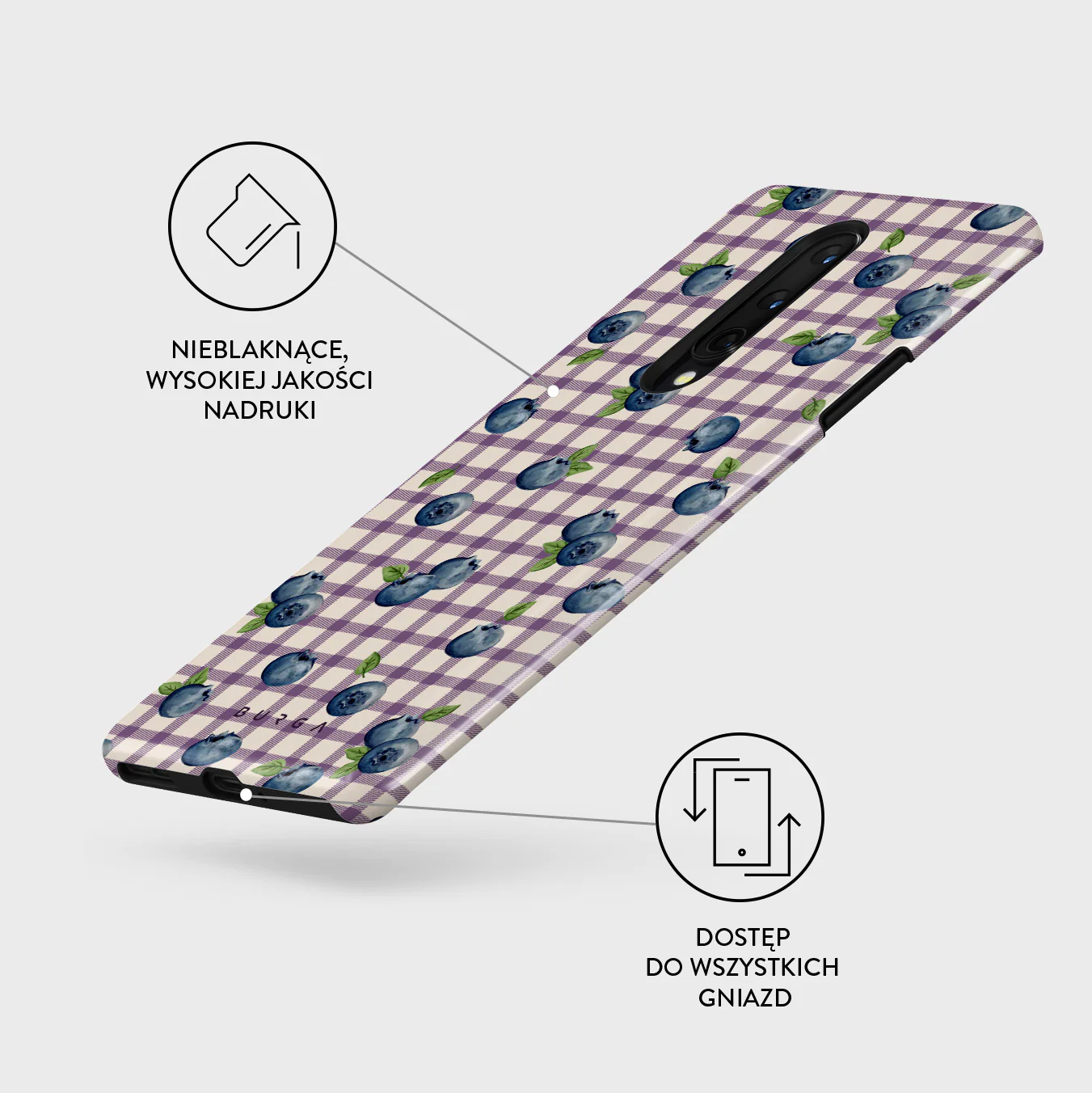 Blueberry Muffin - OnePlus 8 Etui - Image 3
