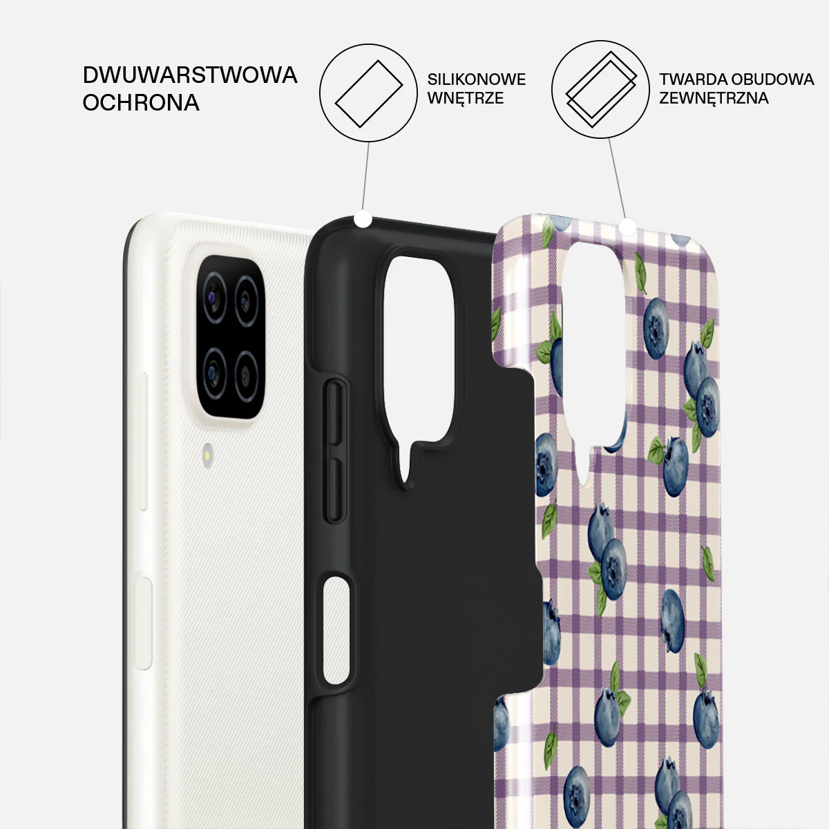 Blueberry Muffin - Samsung Galaxy A12 4G Etui - Image 2