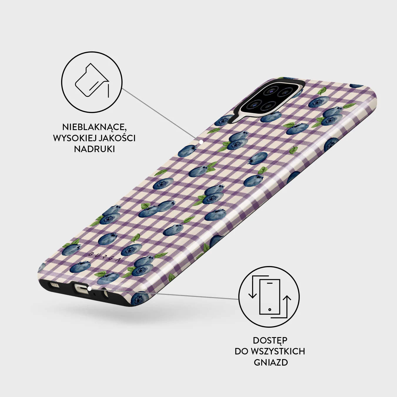 Blueberry Muffin - Samsung Galaxy A12 4G Etui - Image 3