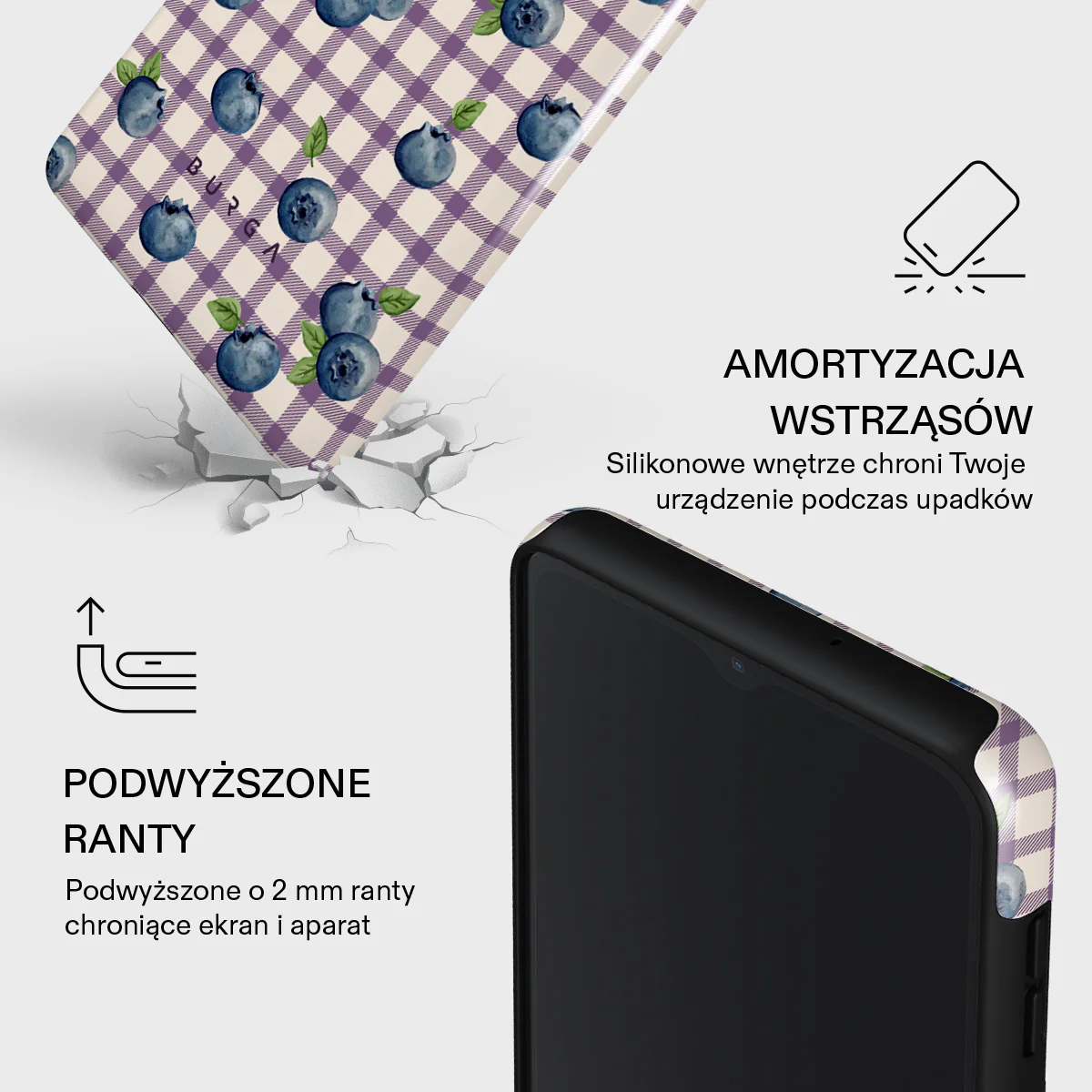 Blueberry Muffin - Samsung Galaxy A12 4G Etui - Image 4