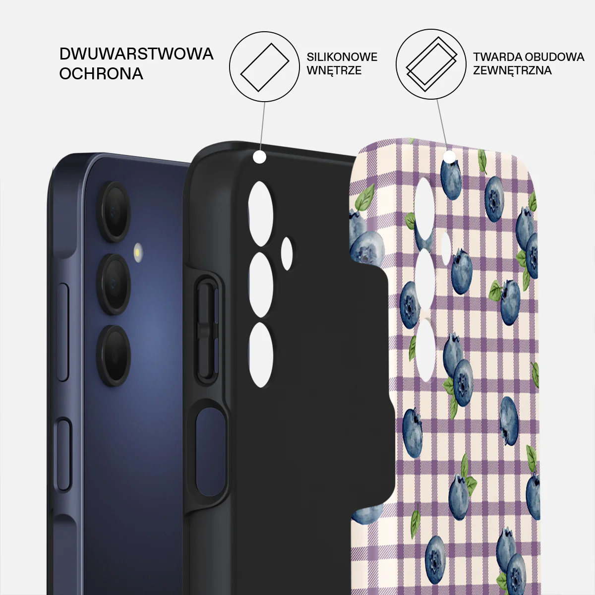 Blueberry Muffin - Samsung Galaxy A15 4G / 5G Etui - Image 2