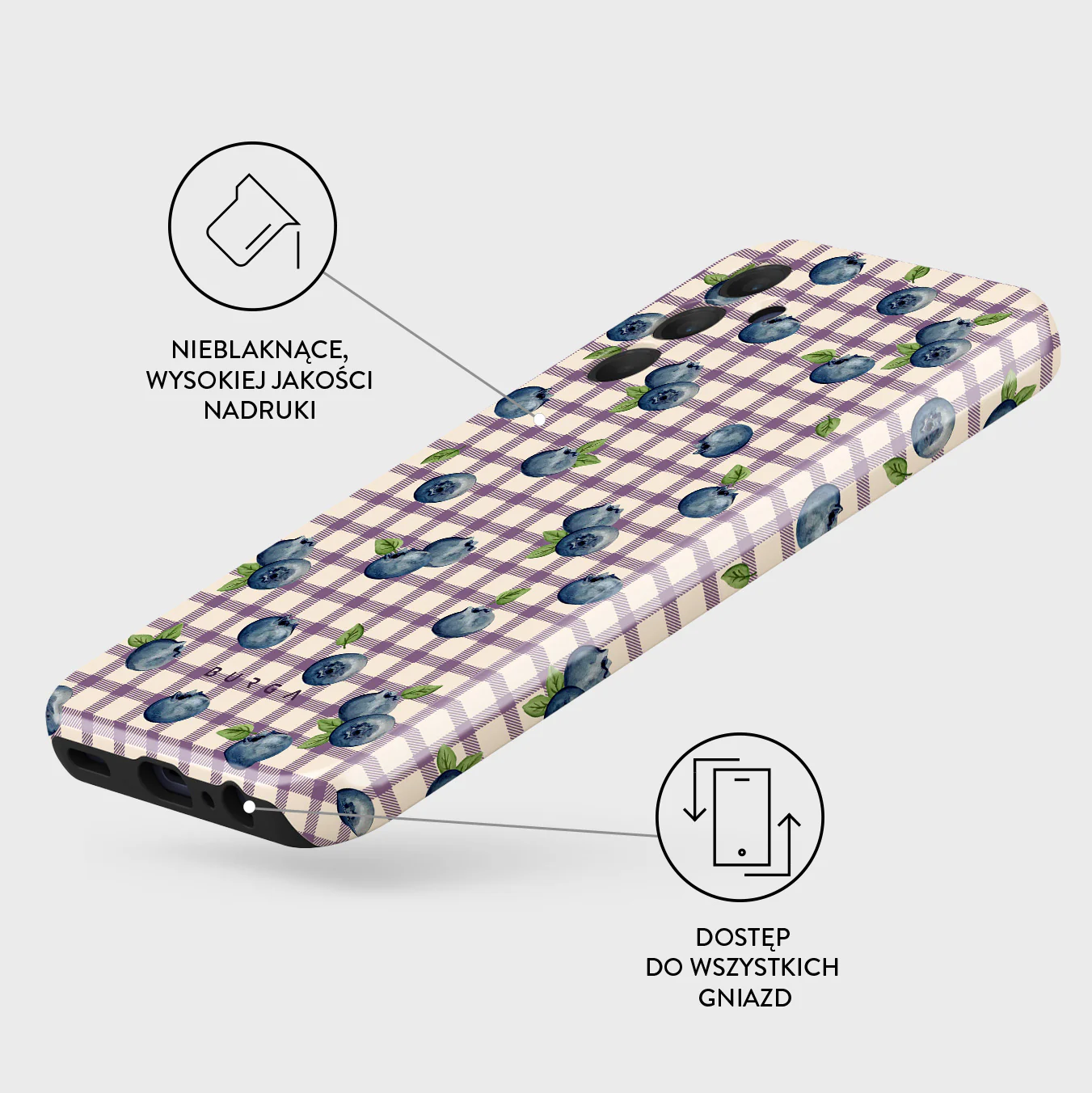 Blueberry Muffin - Samsung Galaxy A15 4G / 5G Etui - Image 3