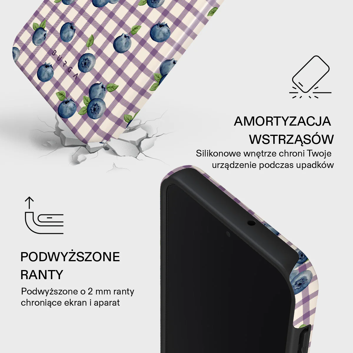Blueberry Muffin - Samsung Galaxy A15 4G / 5G Etui - Image 4
