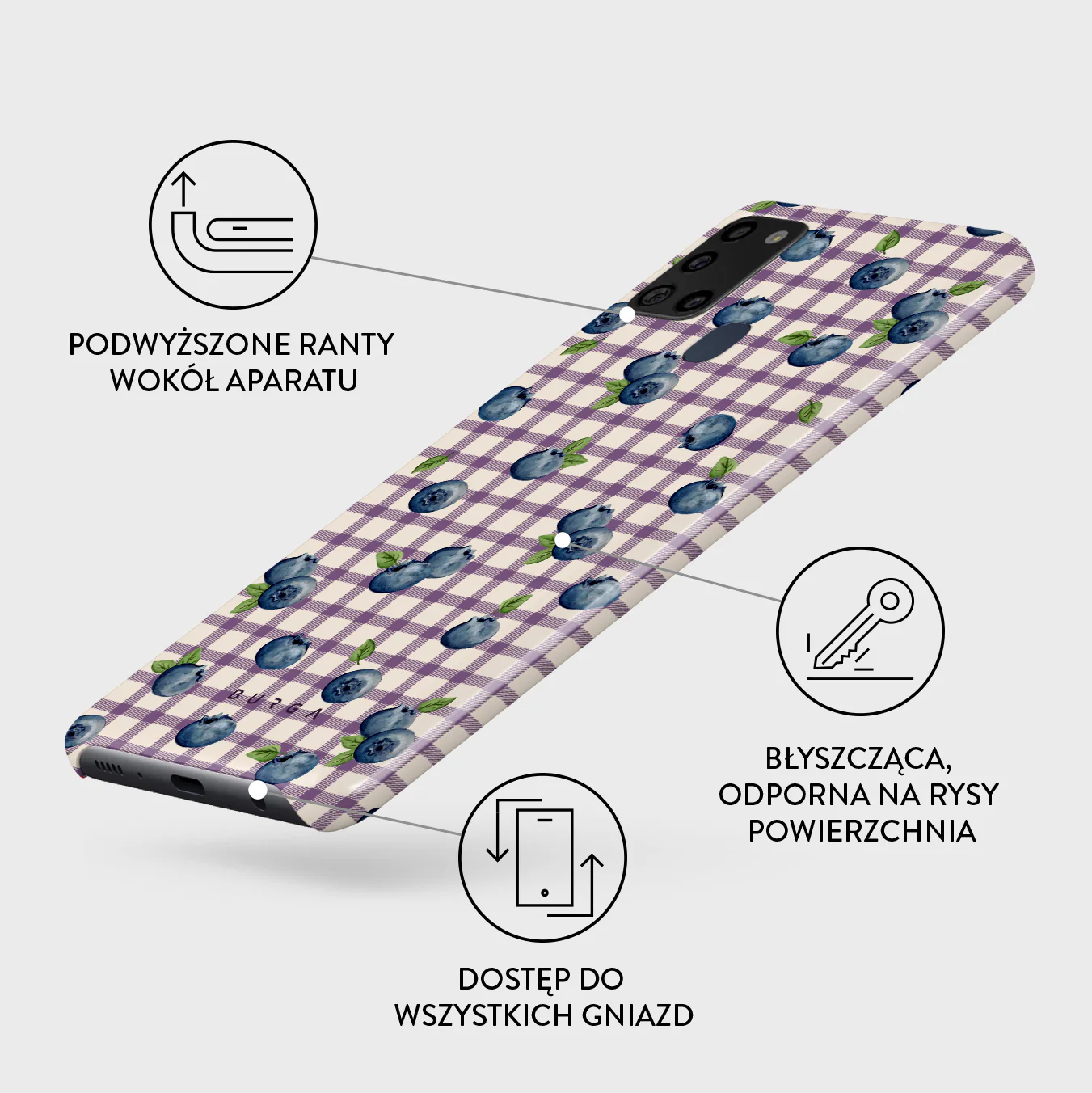 Blueberry Muffin - Samsung Galaxy A21s 4G Etui - Image 3