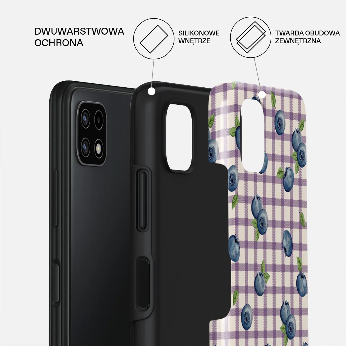 Blueberry Muffin - Samsung Galaxy A22 5G Etui - Image 2