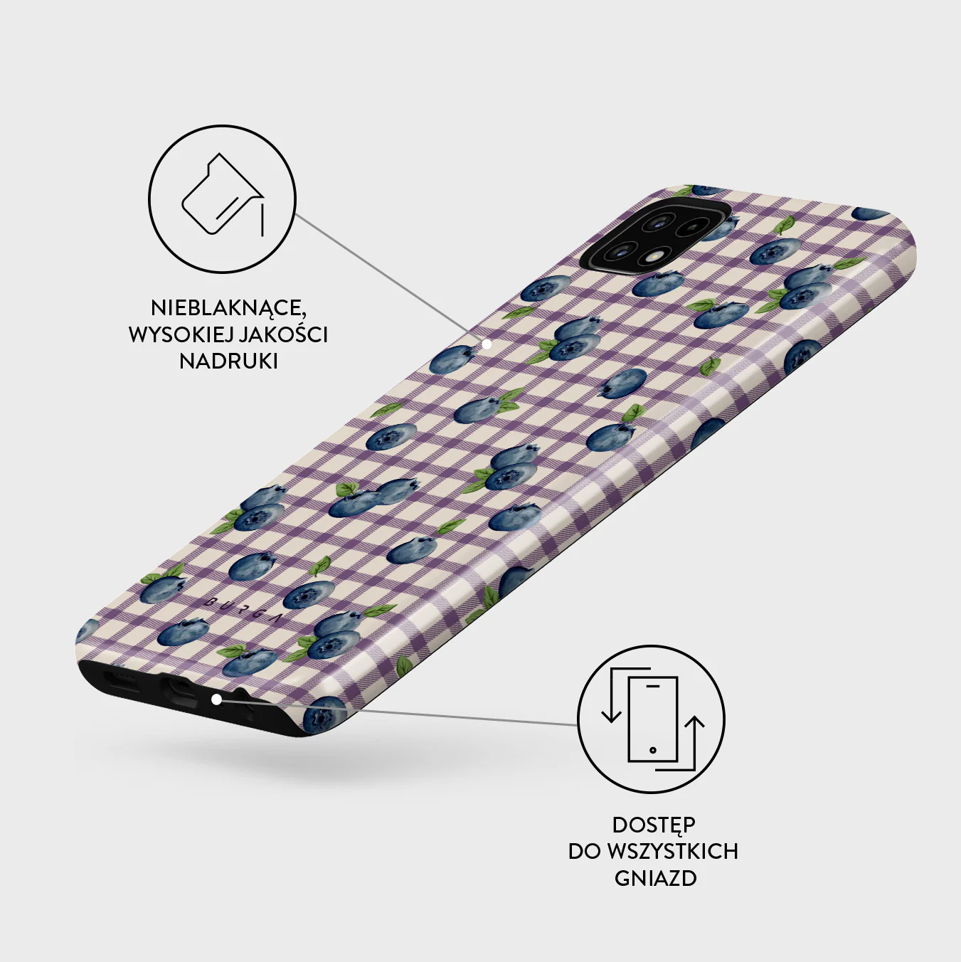 Blueberry Muffin - Samsung Galaxy A22 5G Etui - Image 3