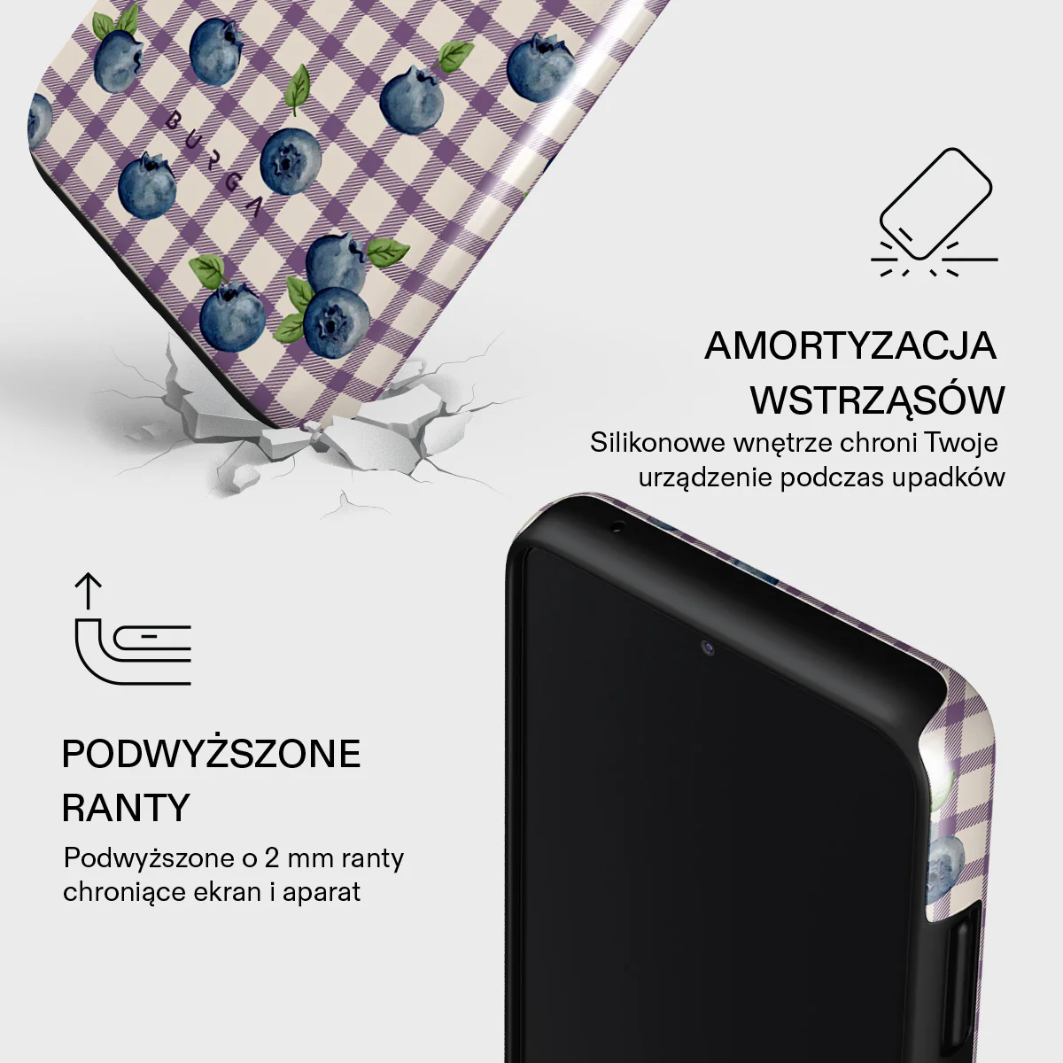 Blueberry Muffin - Samsung Galaxy A22 5G Etui - Image 4
