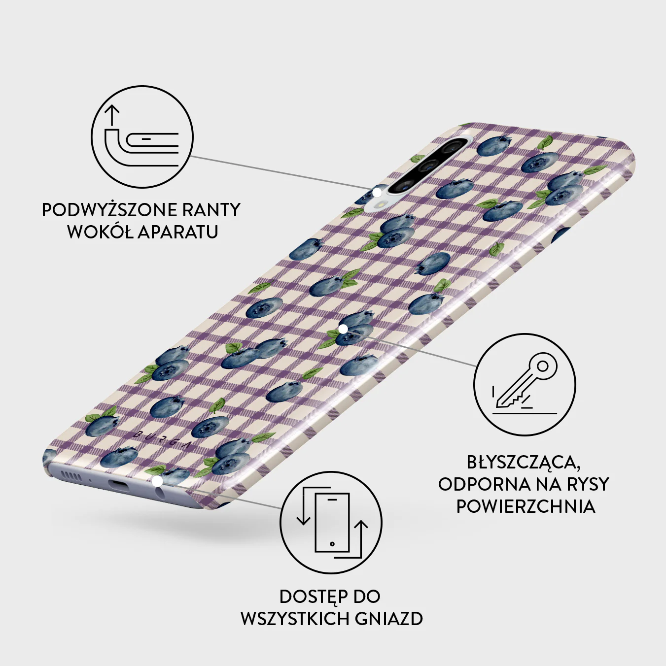 Blueberry Muffin - Samsung Galaxy A50 Etui - Image 3
