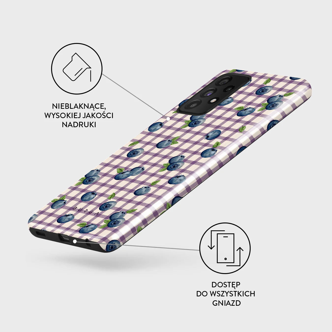 Blueberry Muffin - Samsung Galaxy A52 / A52S 4G / 5G Etui - Image 3