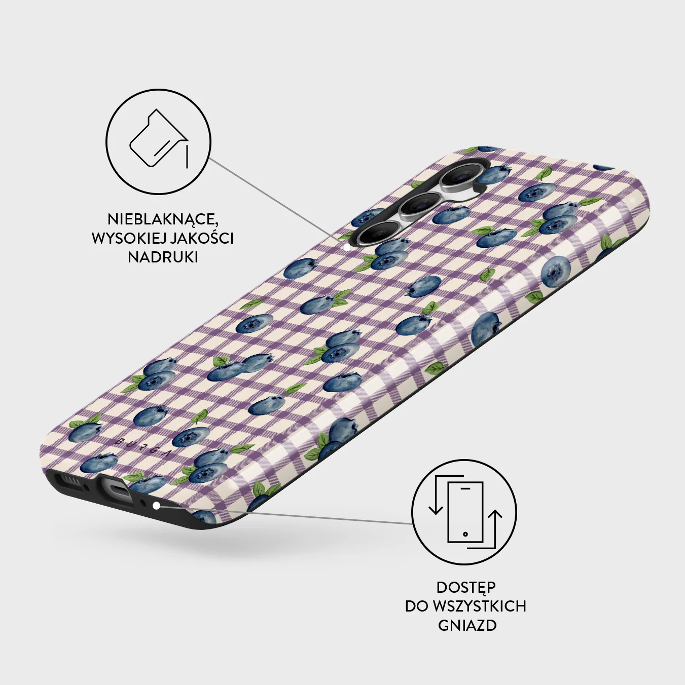 Blueberry Muffin - Samsung Galaxy A54 Etui - Image 3