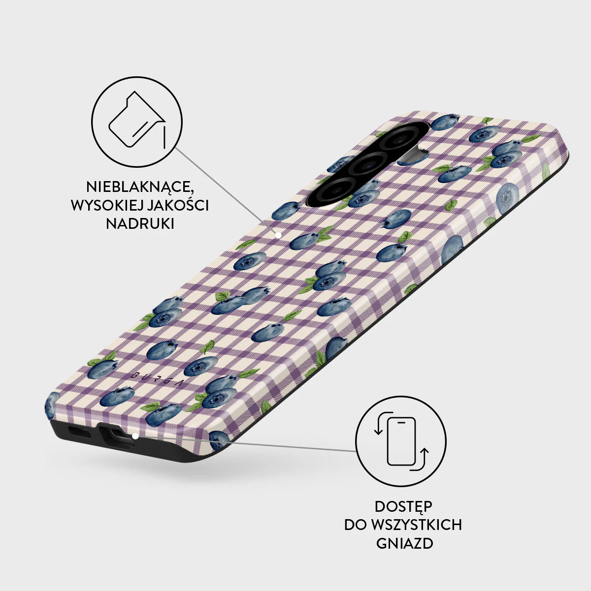 Blueberry Muffin - Samsung Galaxy A57 5G Etui - Image 3