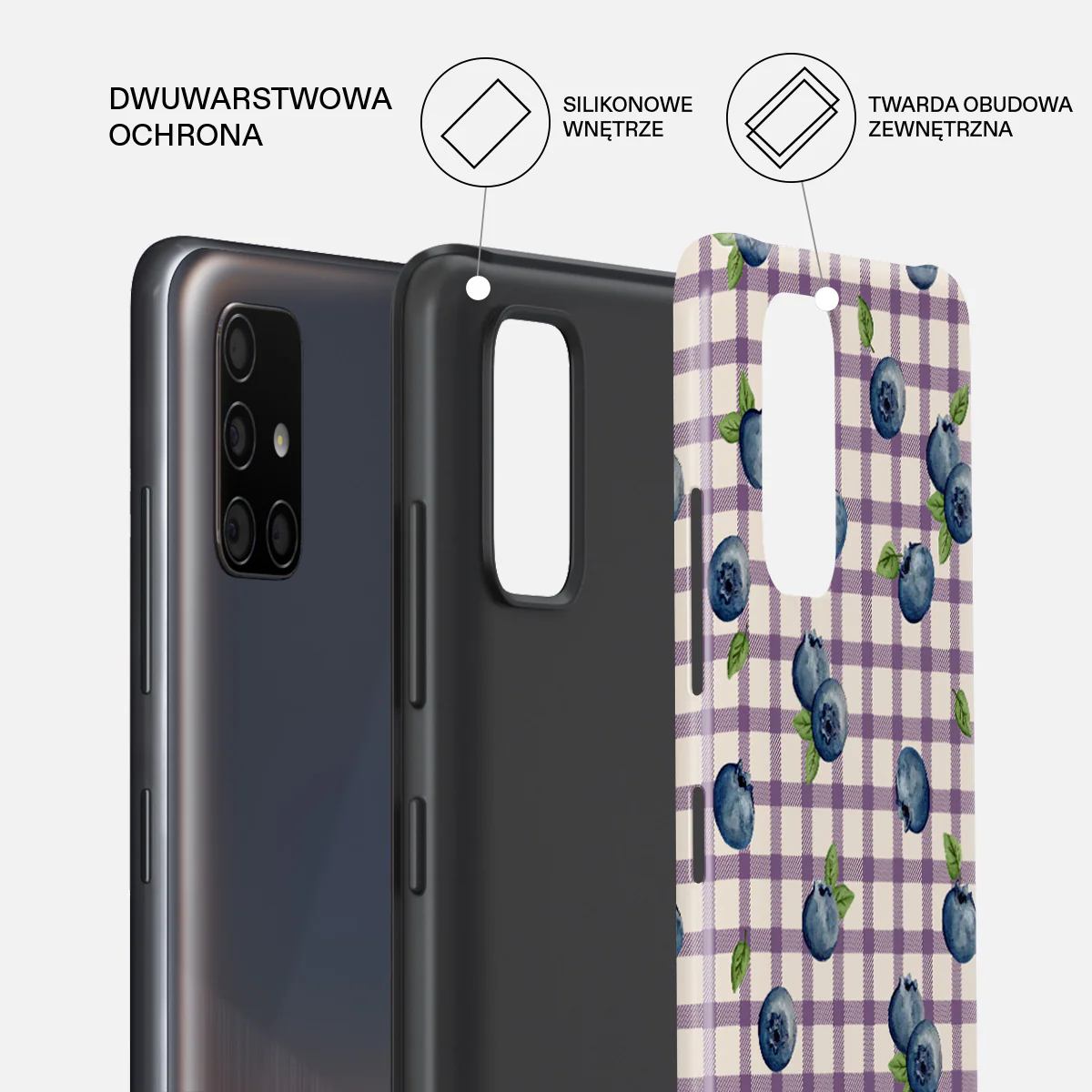 Blueberry Muffin - Samsung Galaxy A71 4G Etui - Image 2