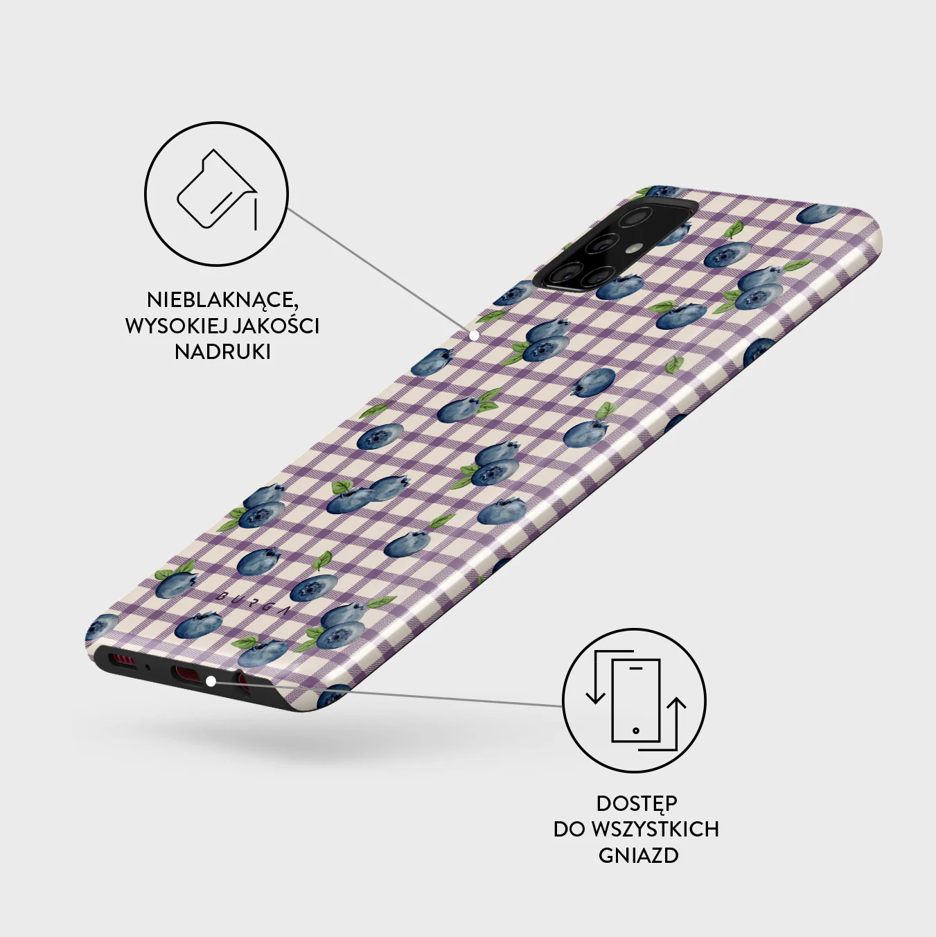 Blueberry Muffin - Samsung Galaxy A71 4G Etui - Image 3