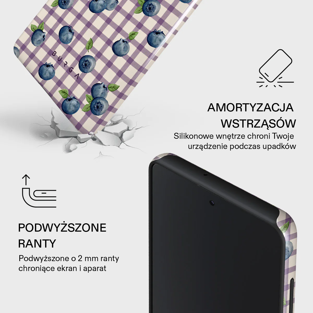 Blueberry Muffin - Samsung Galaxy A71 4G Etui - Image 4