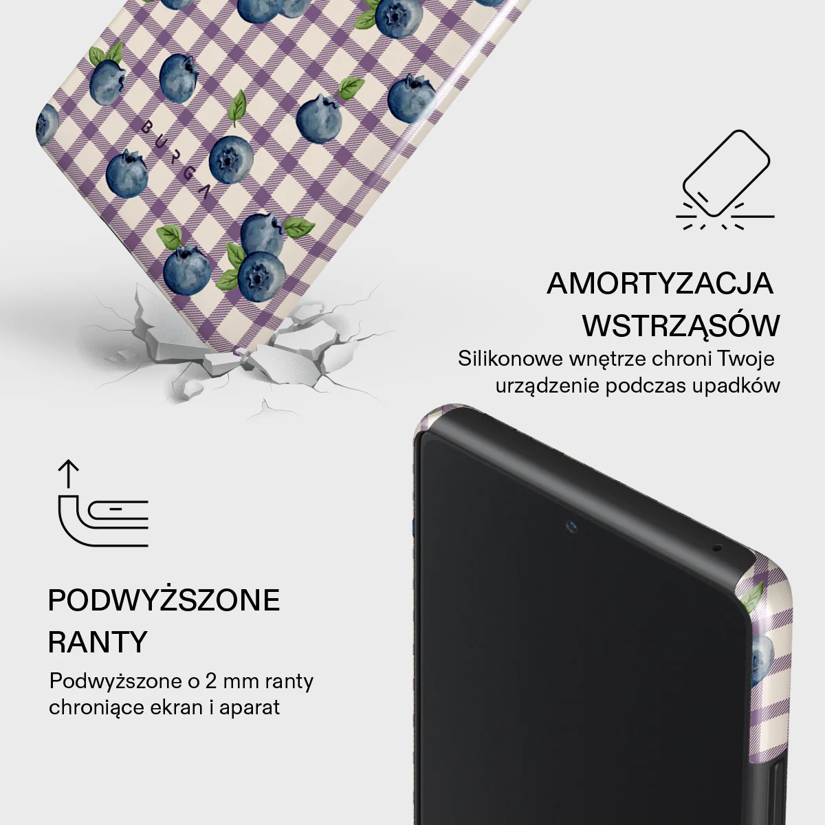Blueberry Muffin - Samsung Galaxy A72 4G / 5G Etui - Image 8