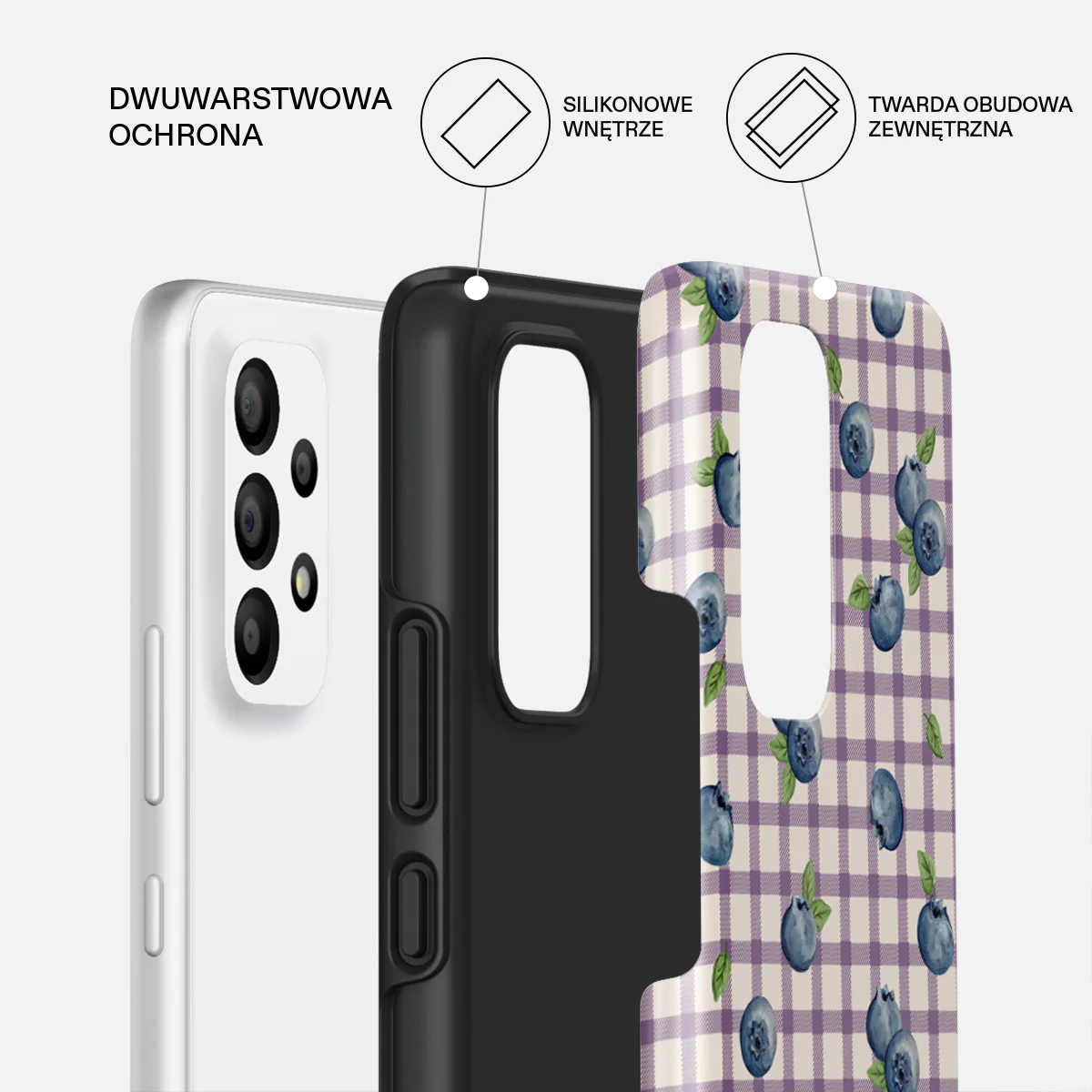 Blueberry Muffin - Samsung Galaxy A73 Etui - Image 2