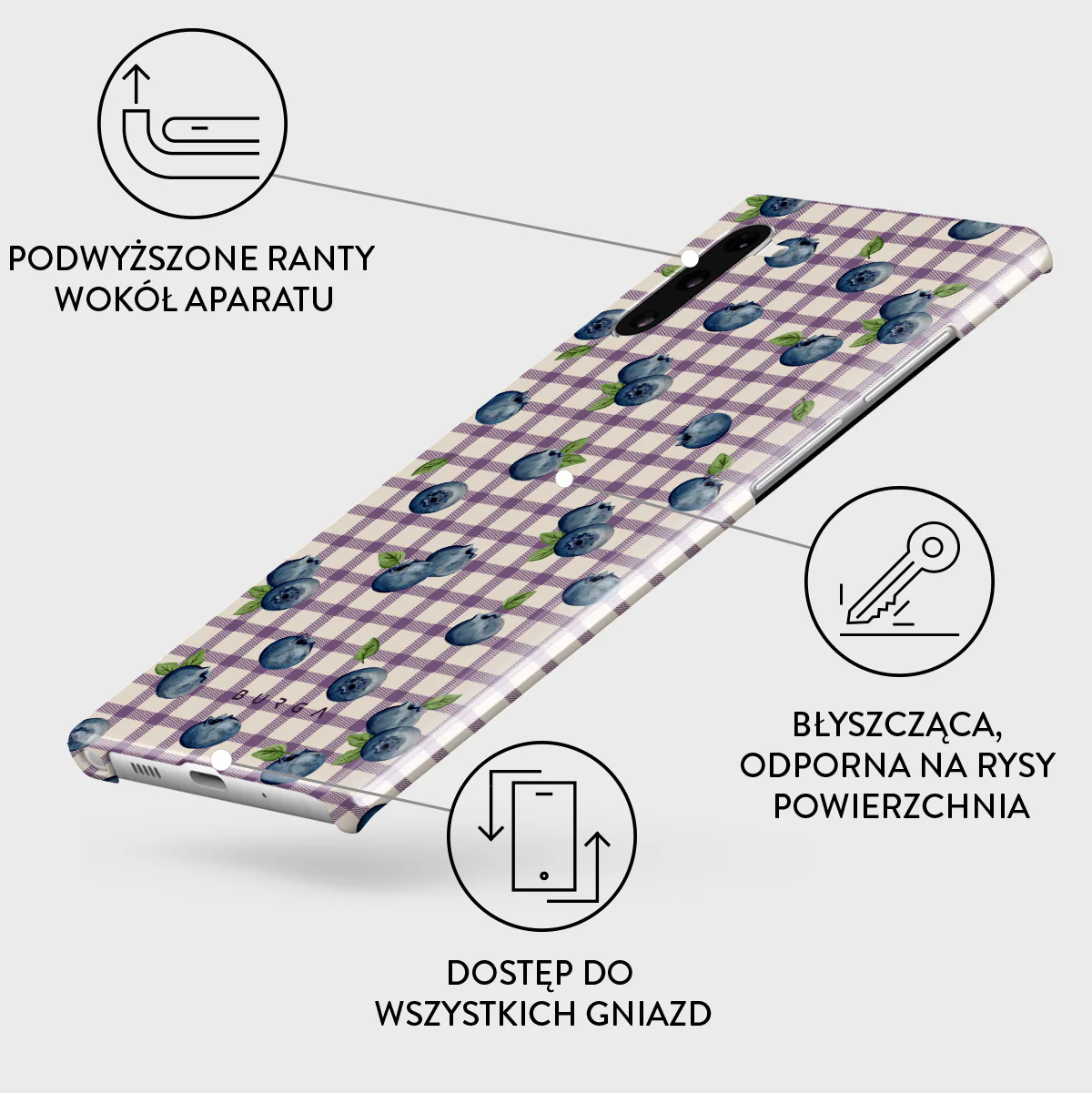 Blueberry Muffin - Samsung Galaxy Note 10 Etui - Image 3