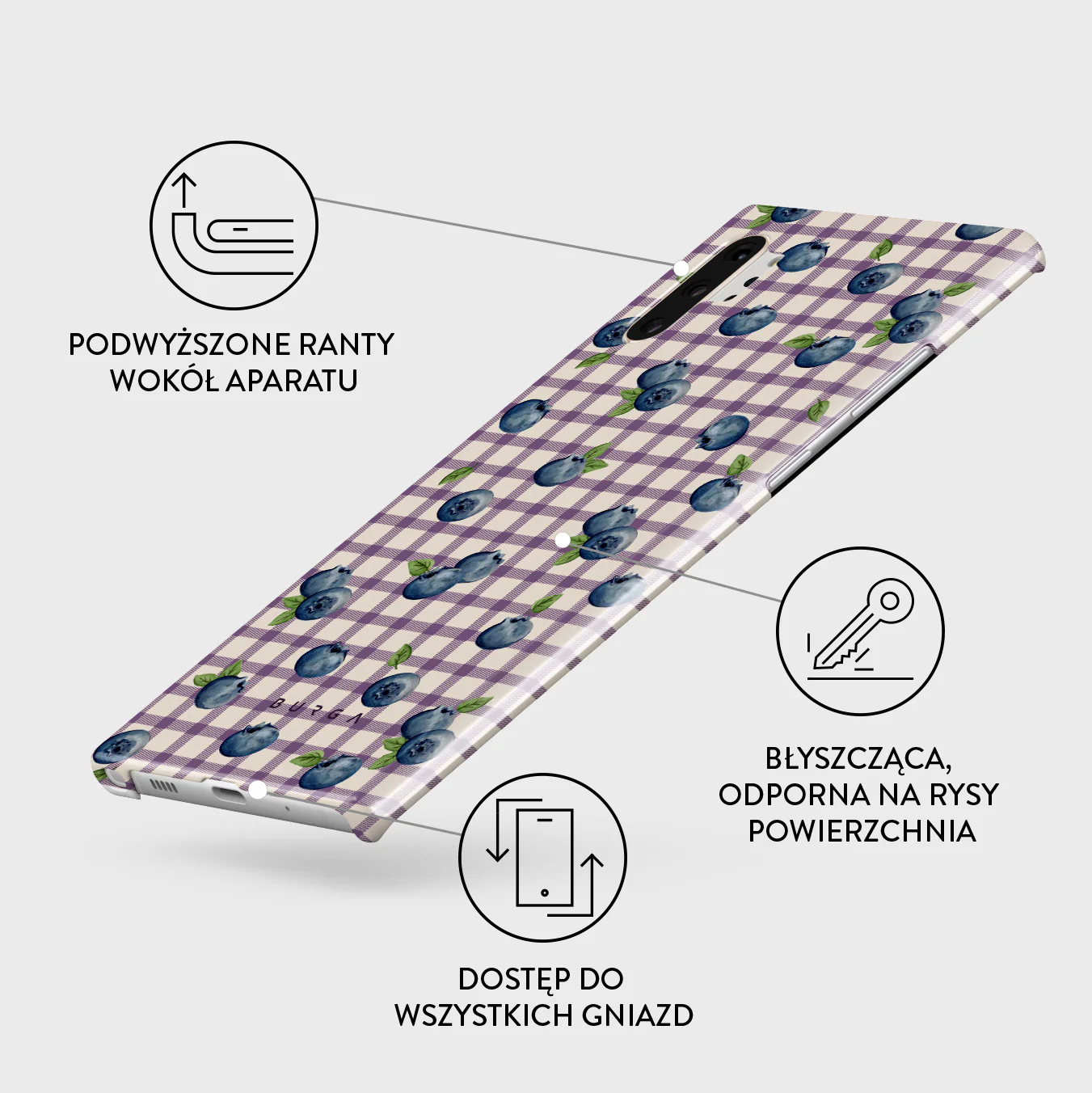Blueberry Muffin - Samsung Galaxy Note 10 Plus Etui - Image 3