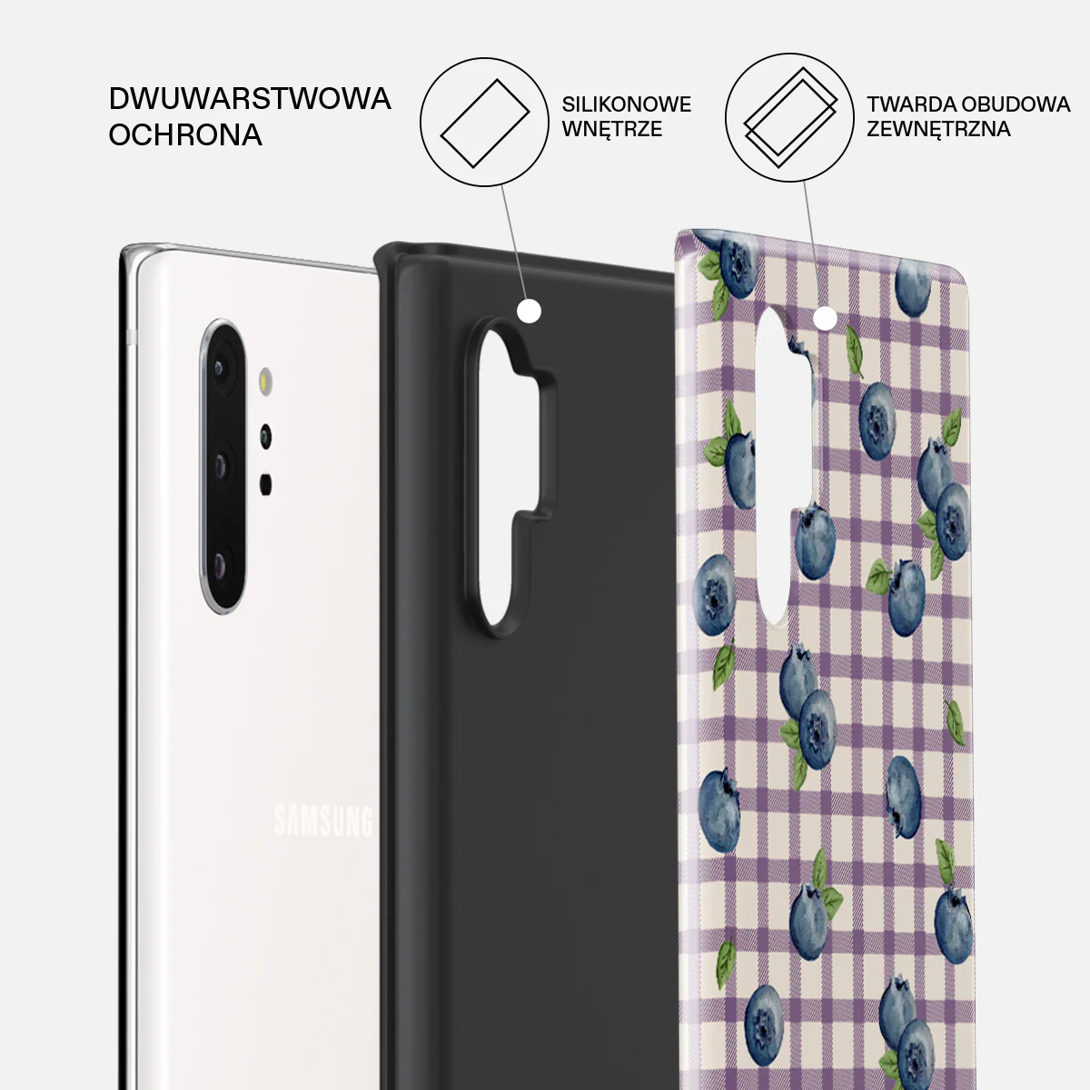 Blueberry Muffin - Samsung Galaxy Note 10 Plus Etui - Image 6