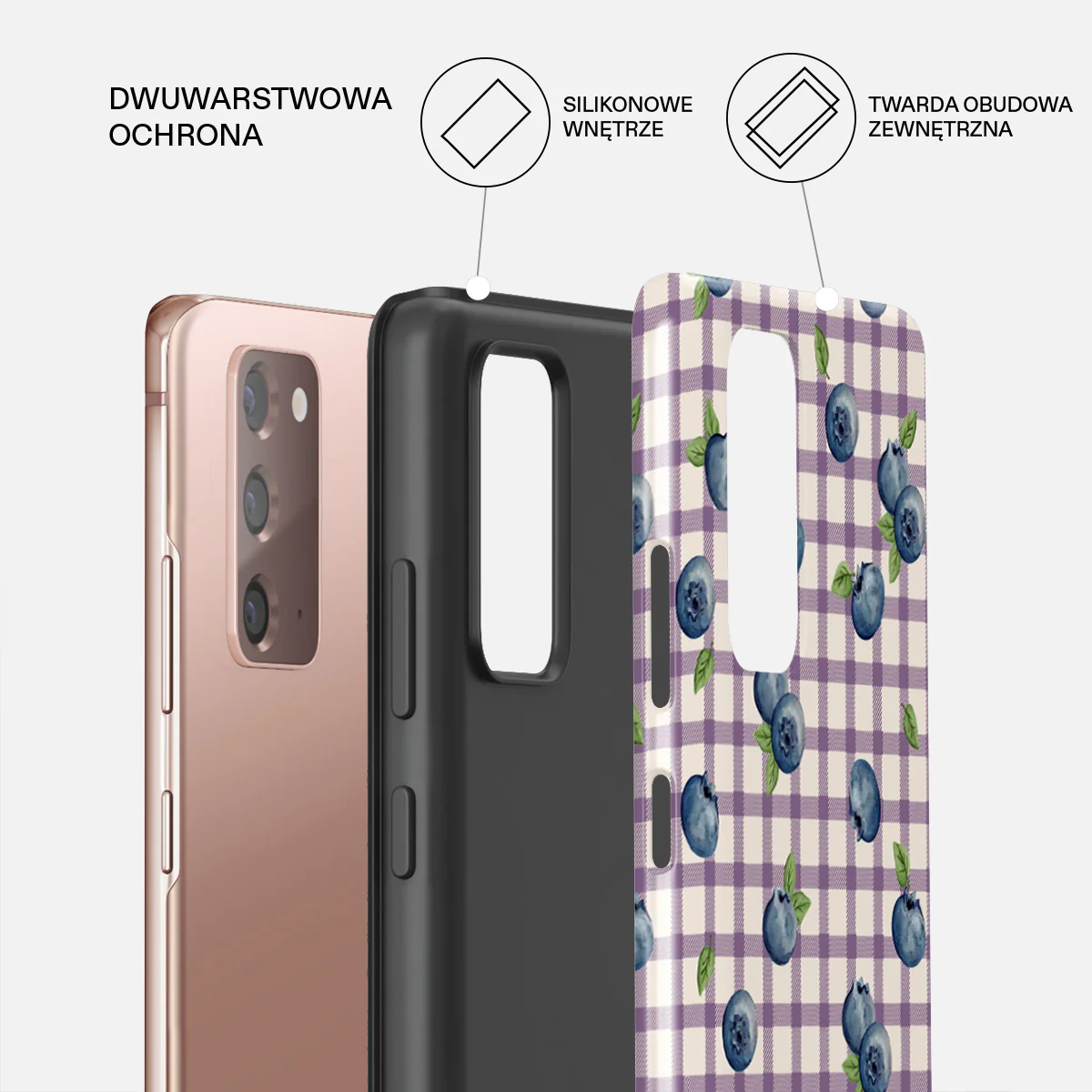 Blueberry Muffin - Samsung Galaxy Note 20 4G / 5G Etui - Image 6