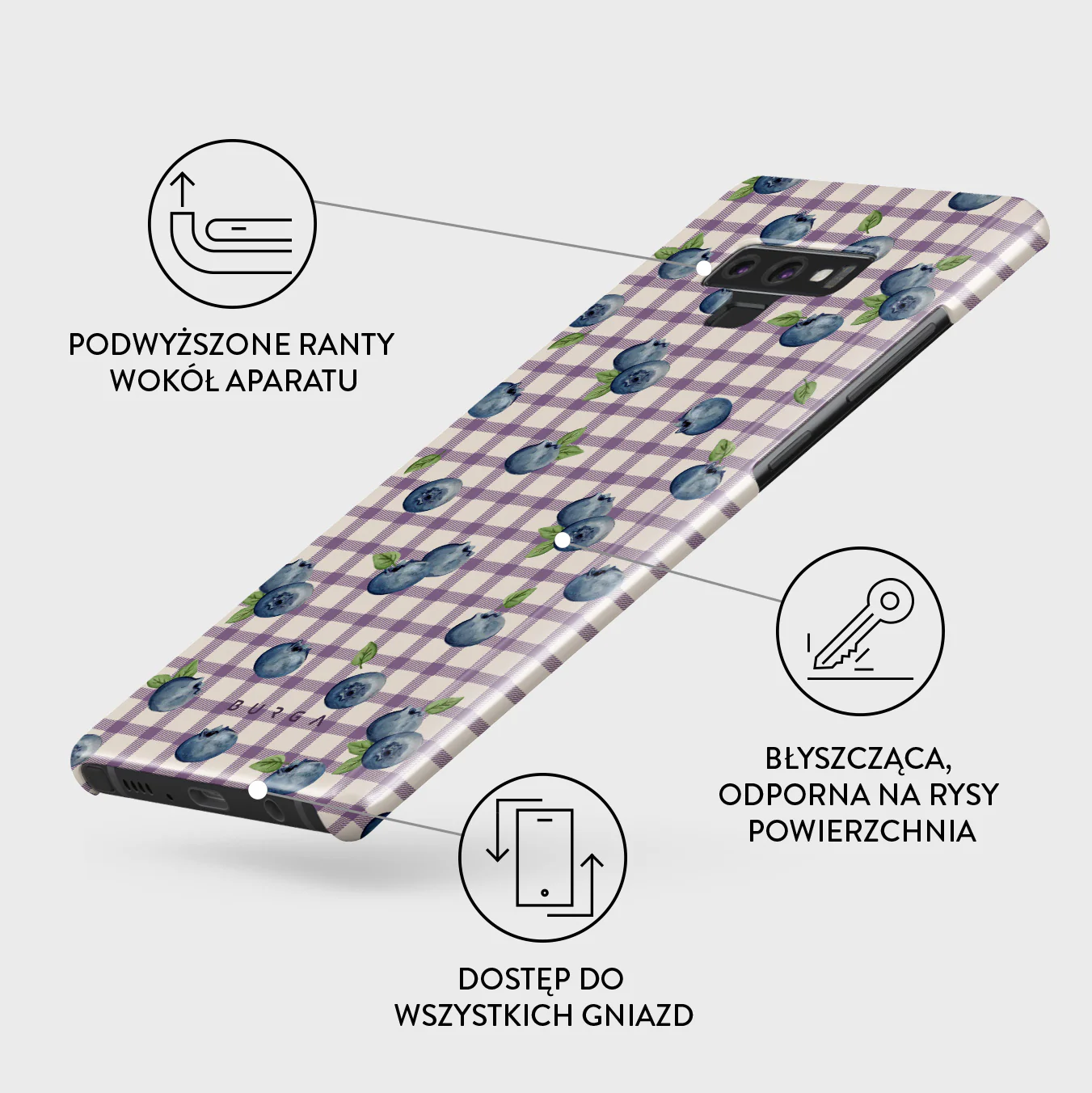 Blueberry Muffin - Samsung Galaxy Note 9 Etui - Image 3