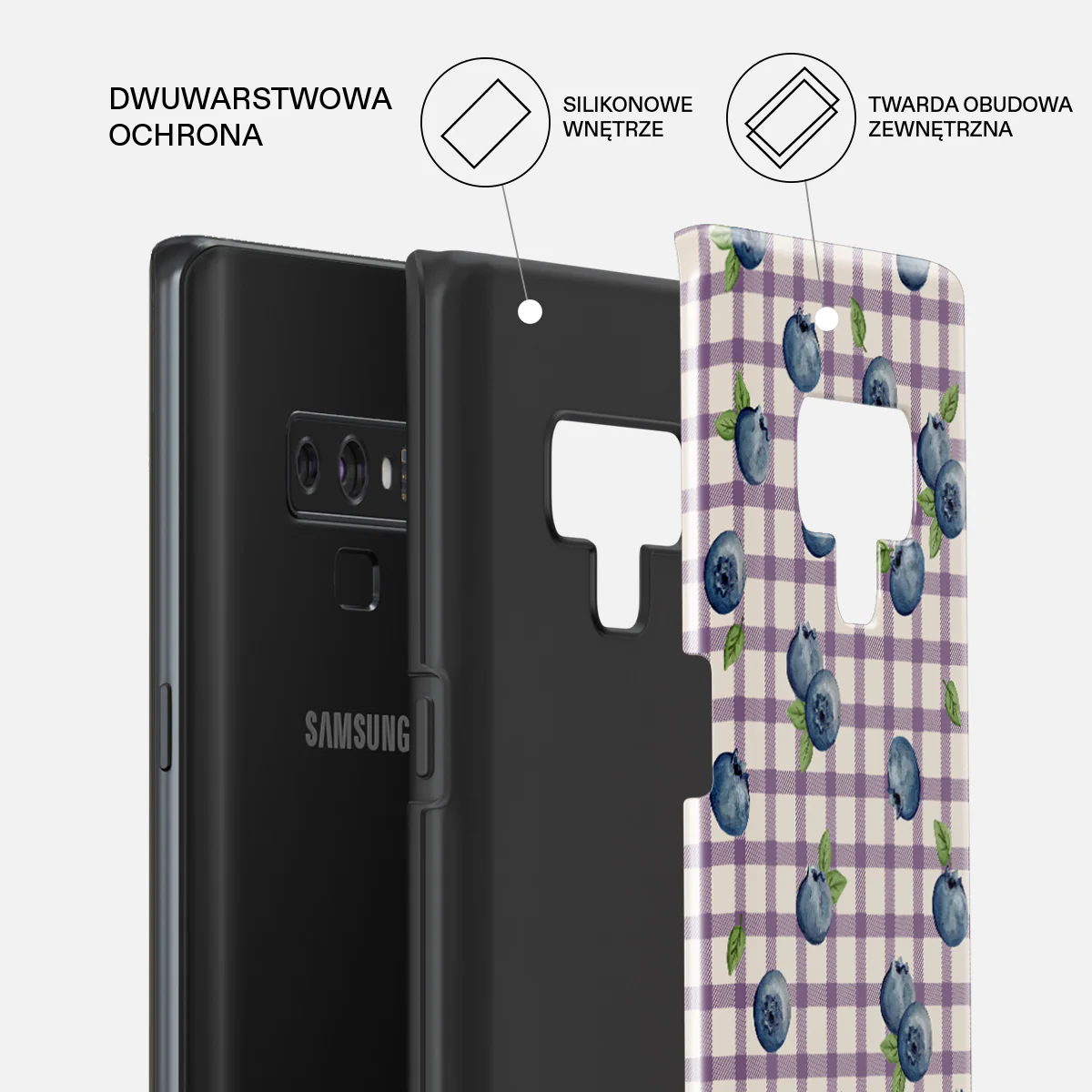 Blueberry Muffin - Samsung Galaxy Note 9 Etui - Image 6