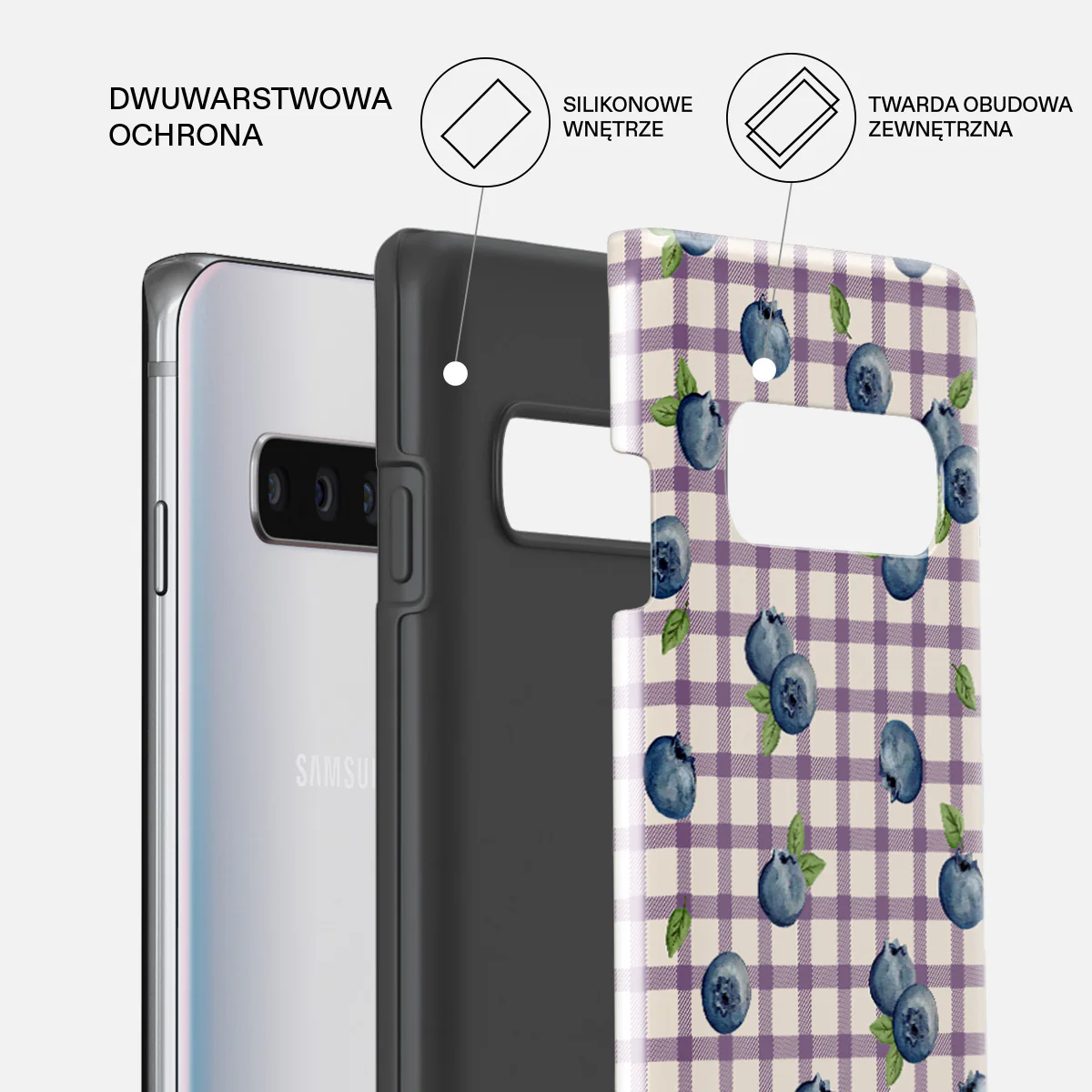 Blueberry Muffin - Samsung Galaxy S10 4G Etui - Image 2