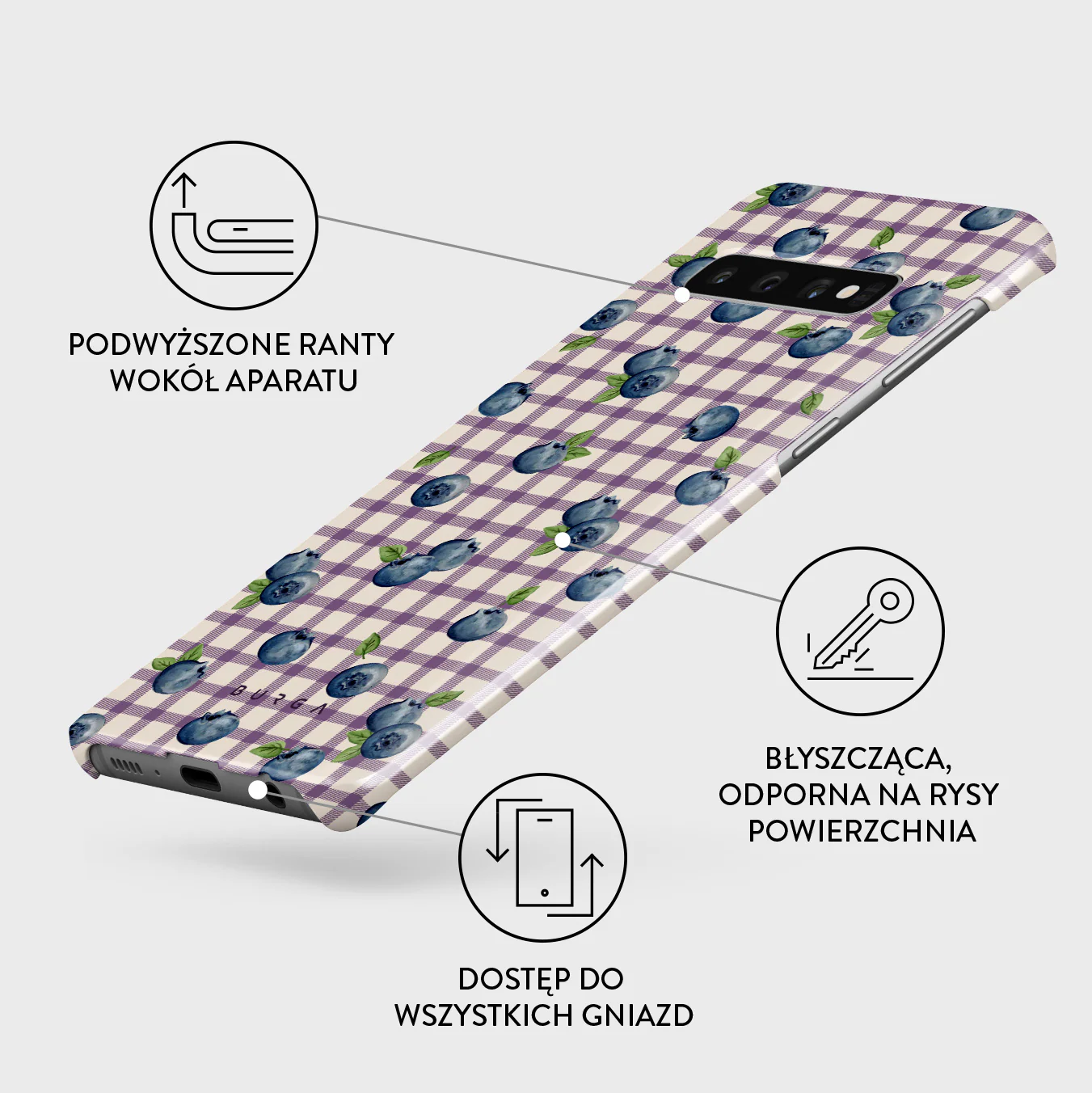 Blueberry Muffin - Samsung Galaxy S10 Plus Etui - Image 3
