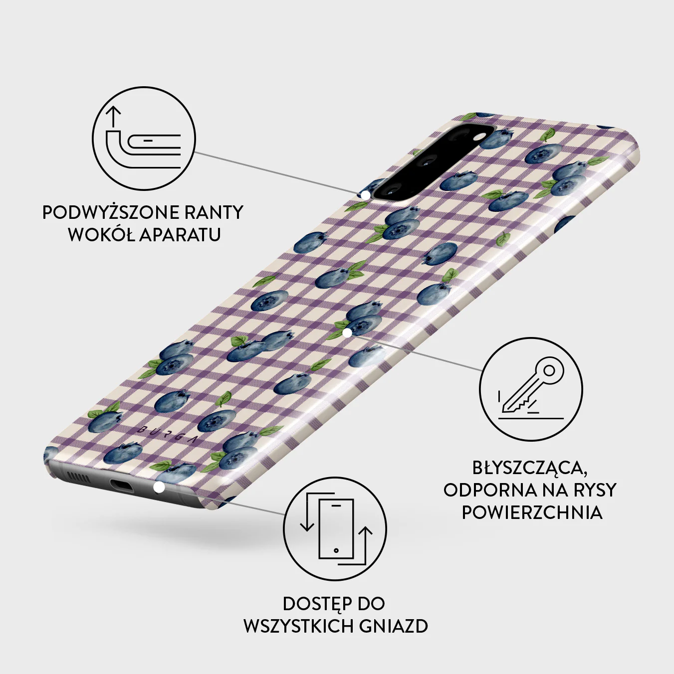 Blueberry Muffin - Samsung Galaxy S20 4G / 5G Etui - Image 3