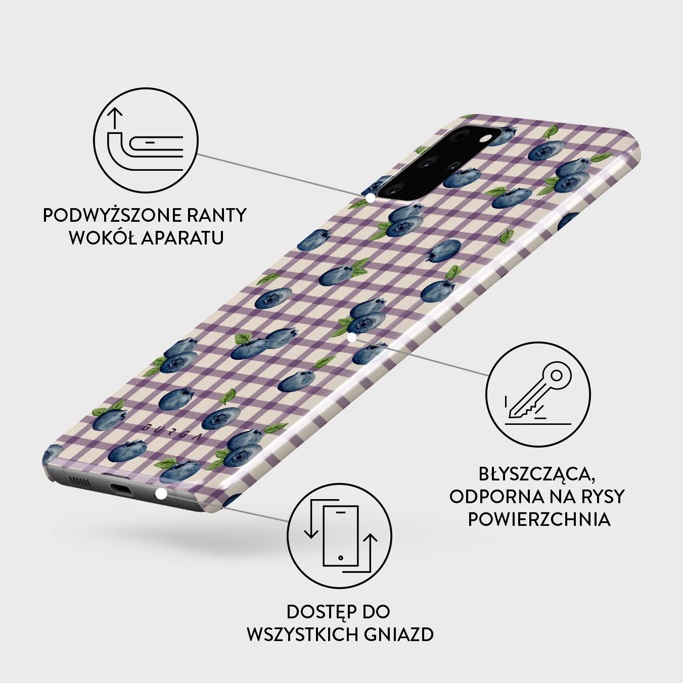 Blueberry Muffin - Samsung Galaxy S20 Plus 4G / 5G Etui - Image 3