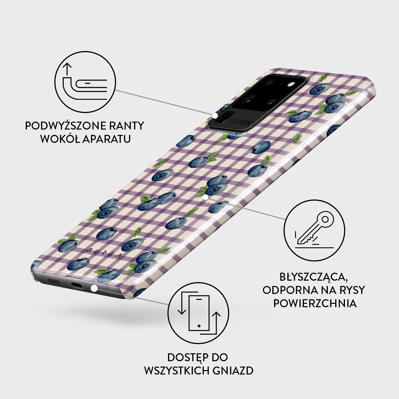 Blueberry Muffin - Samsung Galaxy S20 Ultra 4G / 5G Etui - Image 3