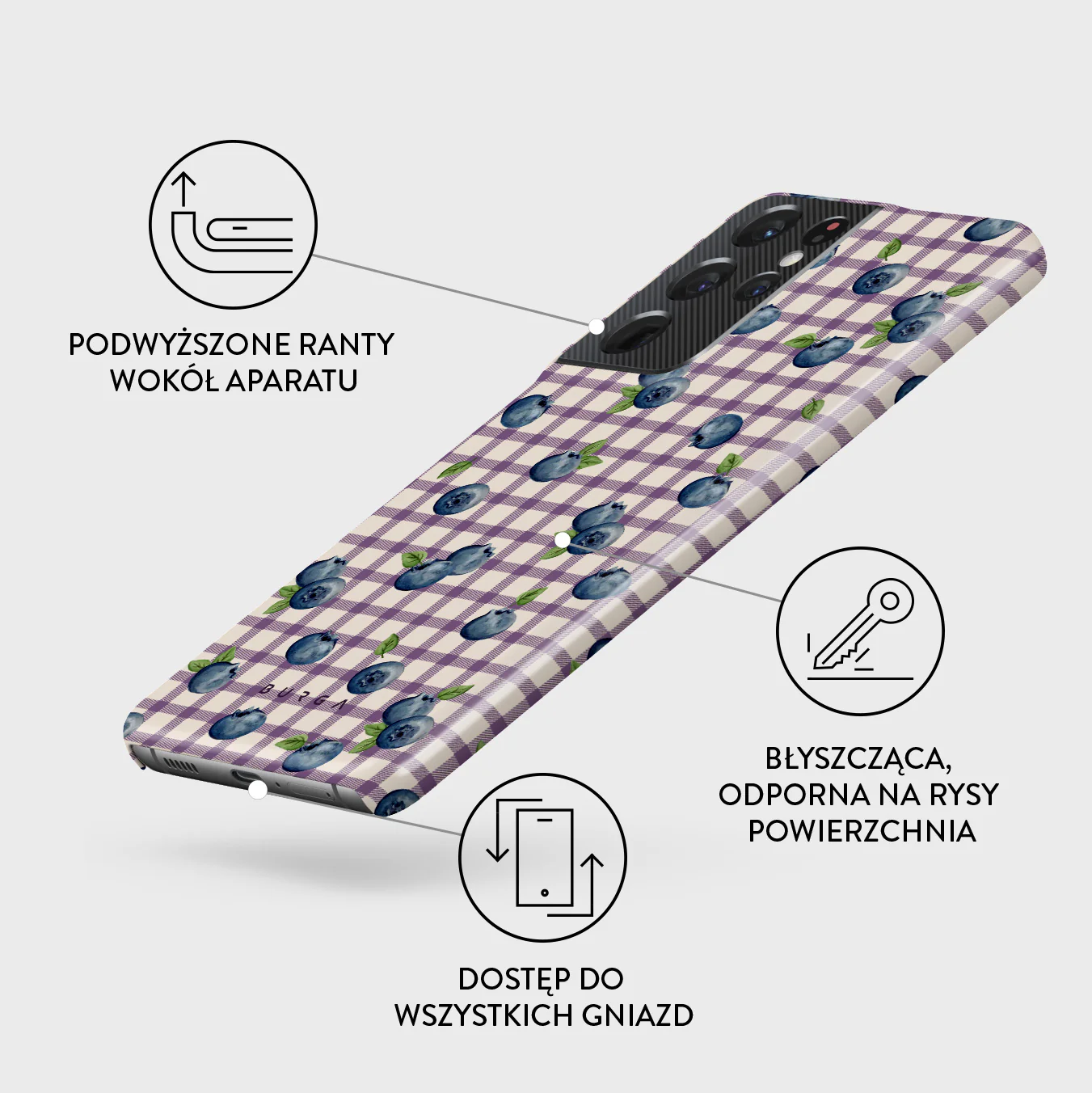 Blueberry Muffin - Samsung Galaxy S21 Ultra Etui - Image 3