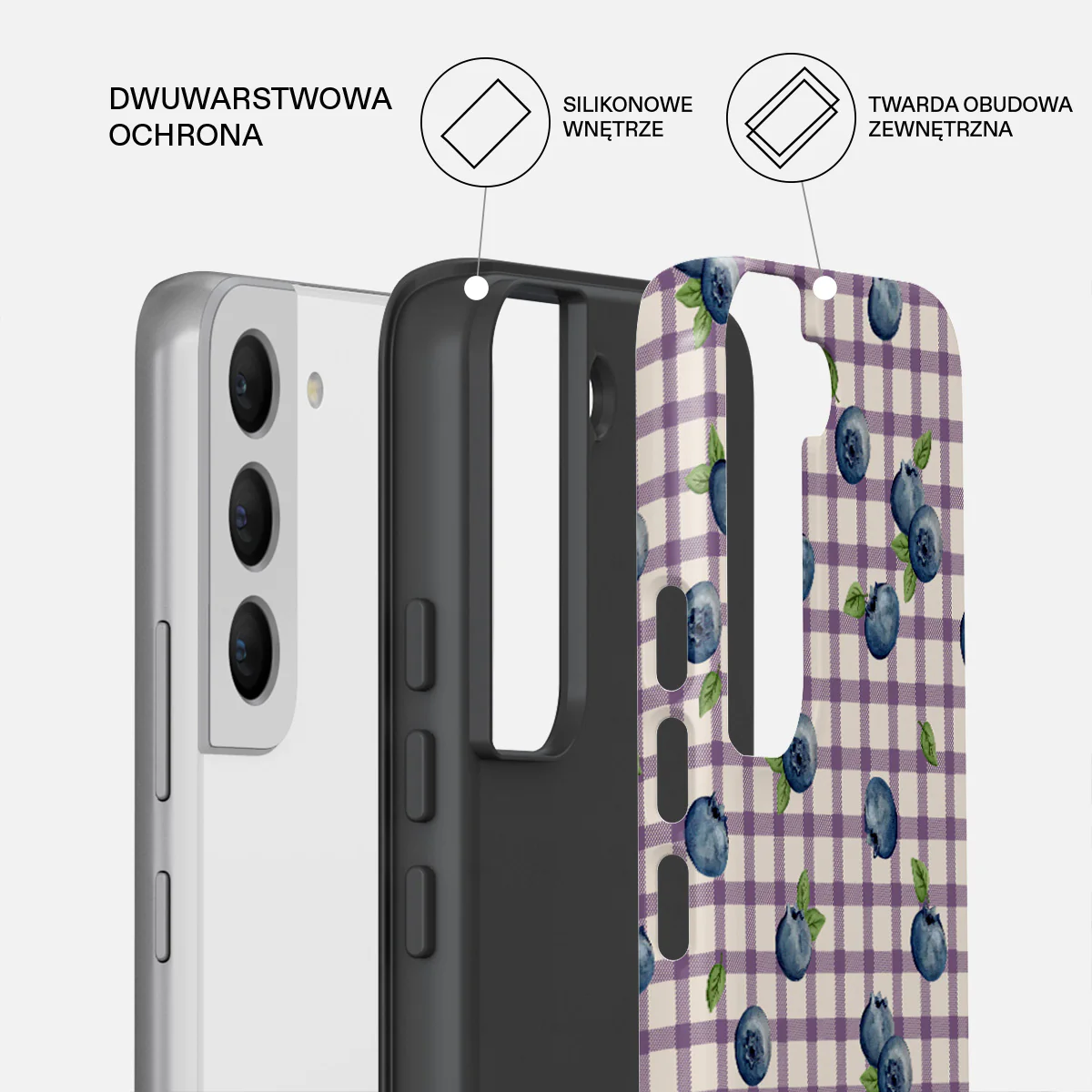 Blueberry Muffin - Samsung Galaxy S22 Etui - Image 2