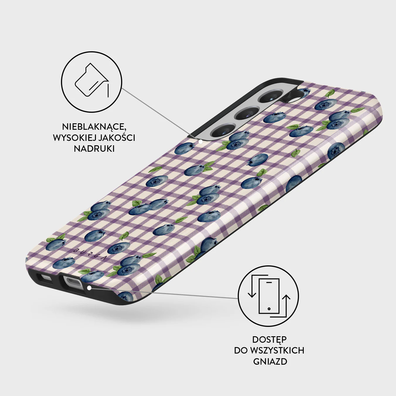Blueberry Muffin - Samsung Galaxy S22 Etui - Image 3