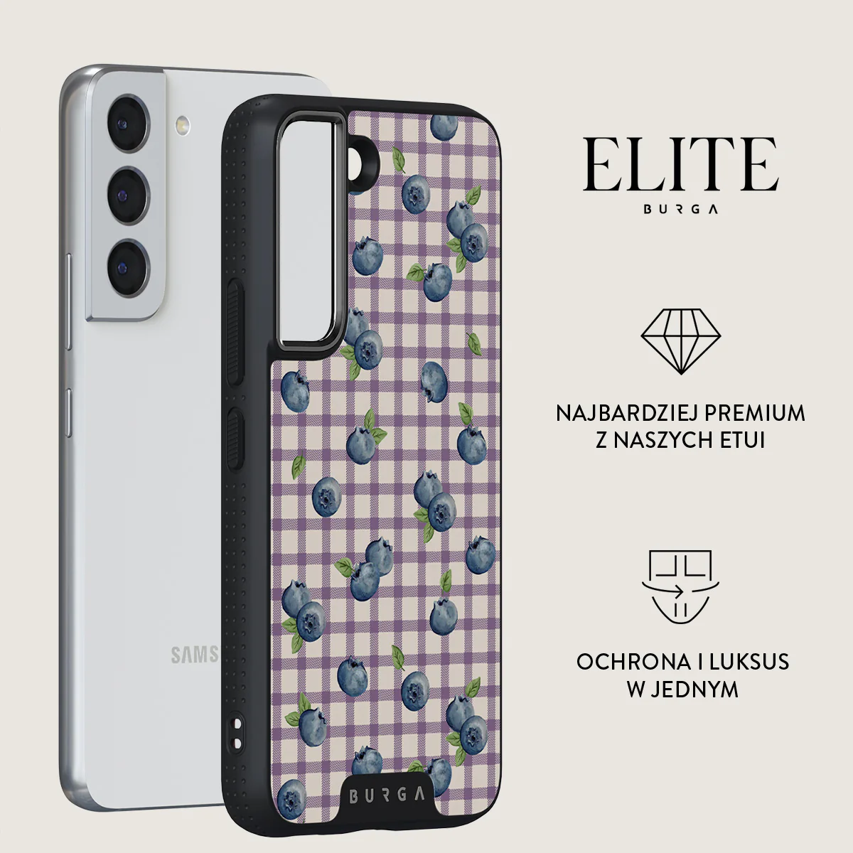 Blueberry Muffin - Samsung Galaxy S22 Plus Etui - Image 13
