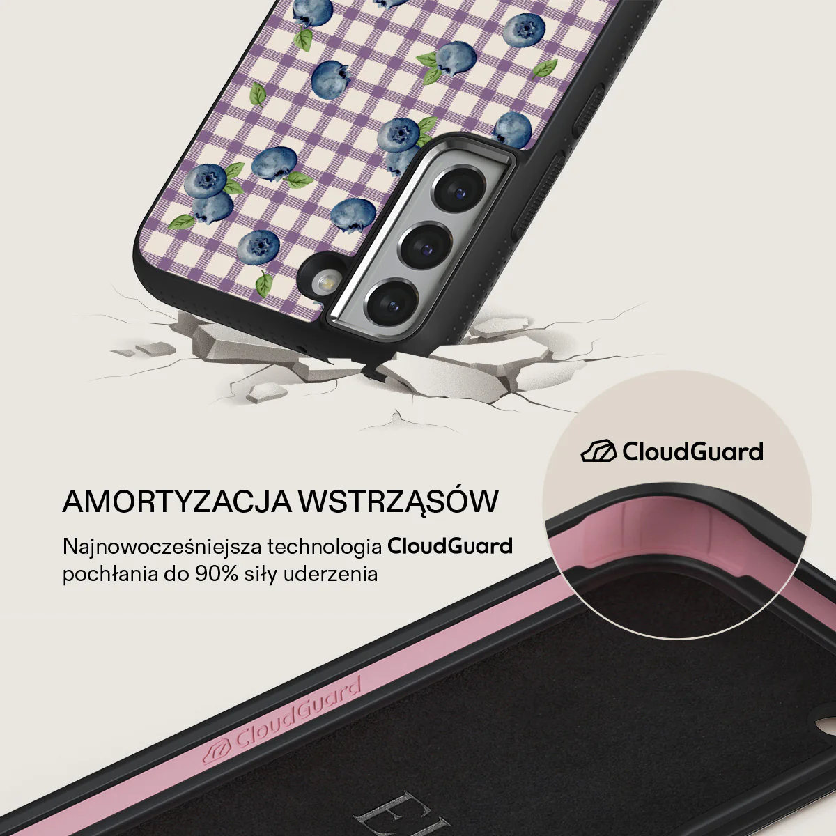 Blueberry Muffin - Samsung Galaxy S22 Plus Etui - Image 14
