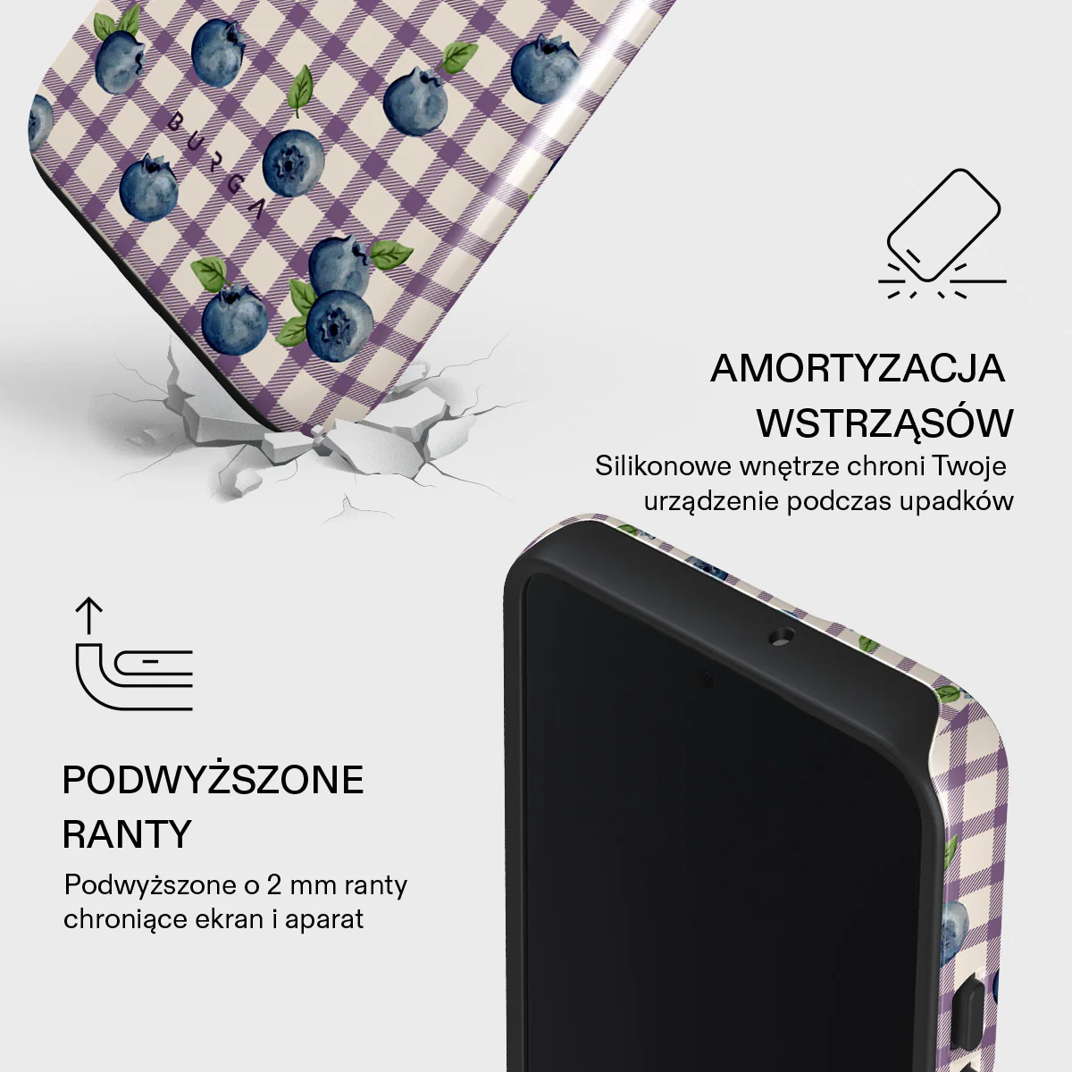 Blueberry Muffin - Samsung Galaxy S22 Plus Etui - Image 4
