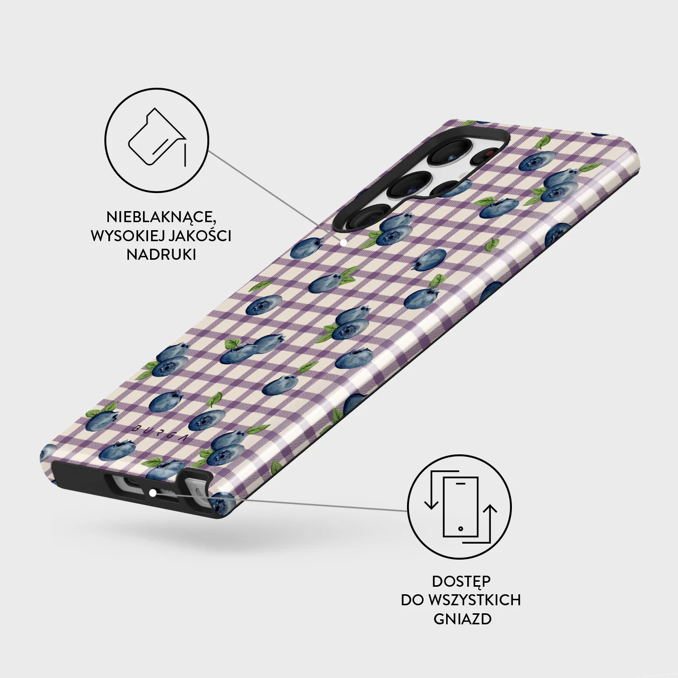 Blueberry Muffin - Samsung Galaxy S22 Ultra Etui - Image 3
