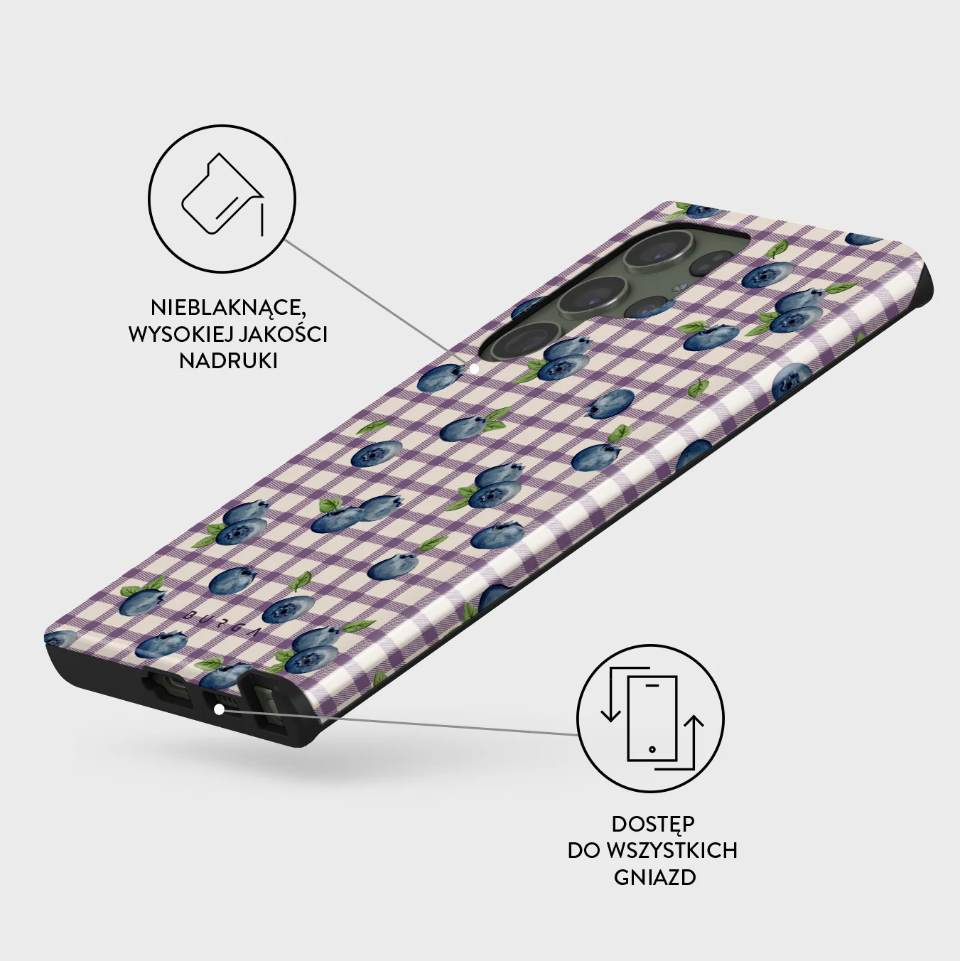 Blueberry Muffin - Samsung Galaxy S23 Ultra Etui - Image 3