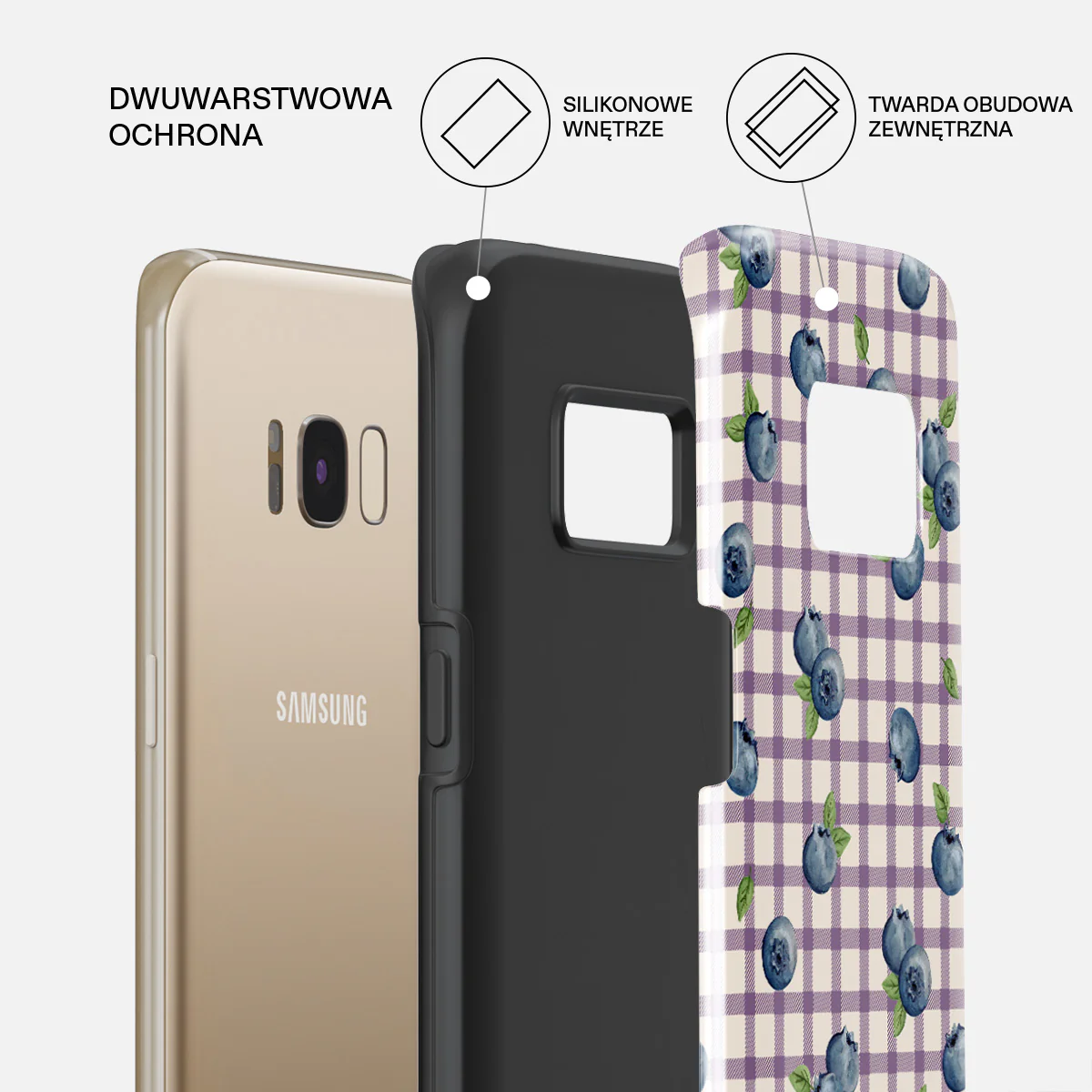 Blueberry Muffin - Samsung Galaxy S8 Etui - Image 6