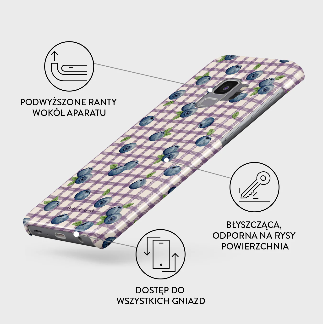 Blueberry Muffin - Samsung Galaxy S9 Etui - Image 3