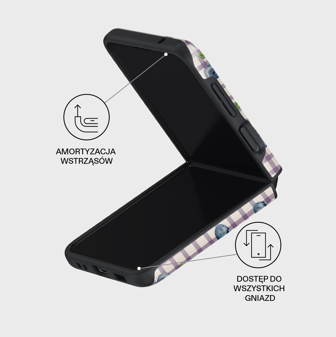 Blueberry Muffin - Samsung Galaxy Z Flip 3 Etui - Image 3